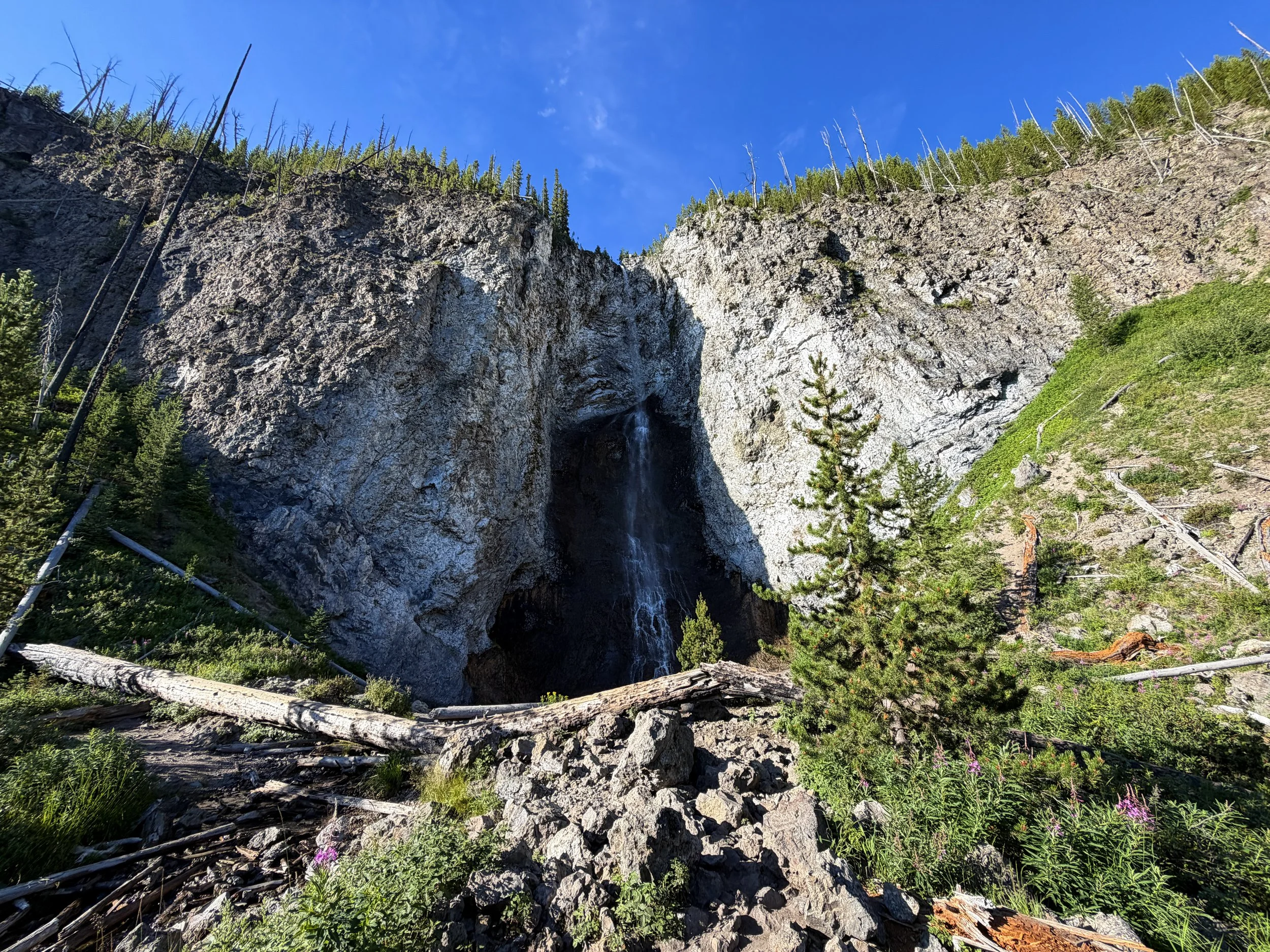 Fairy Falls Yellowstone National Park Wyoming