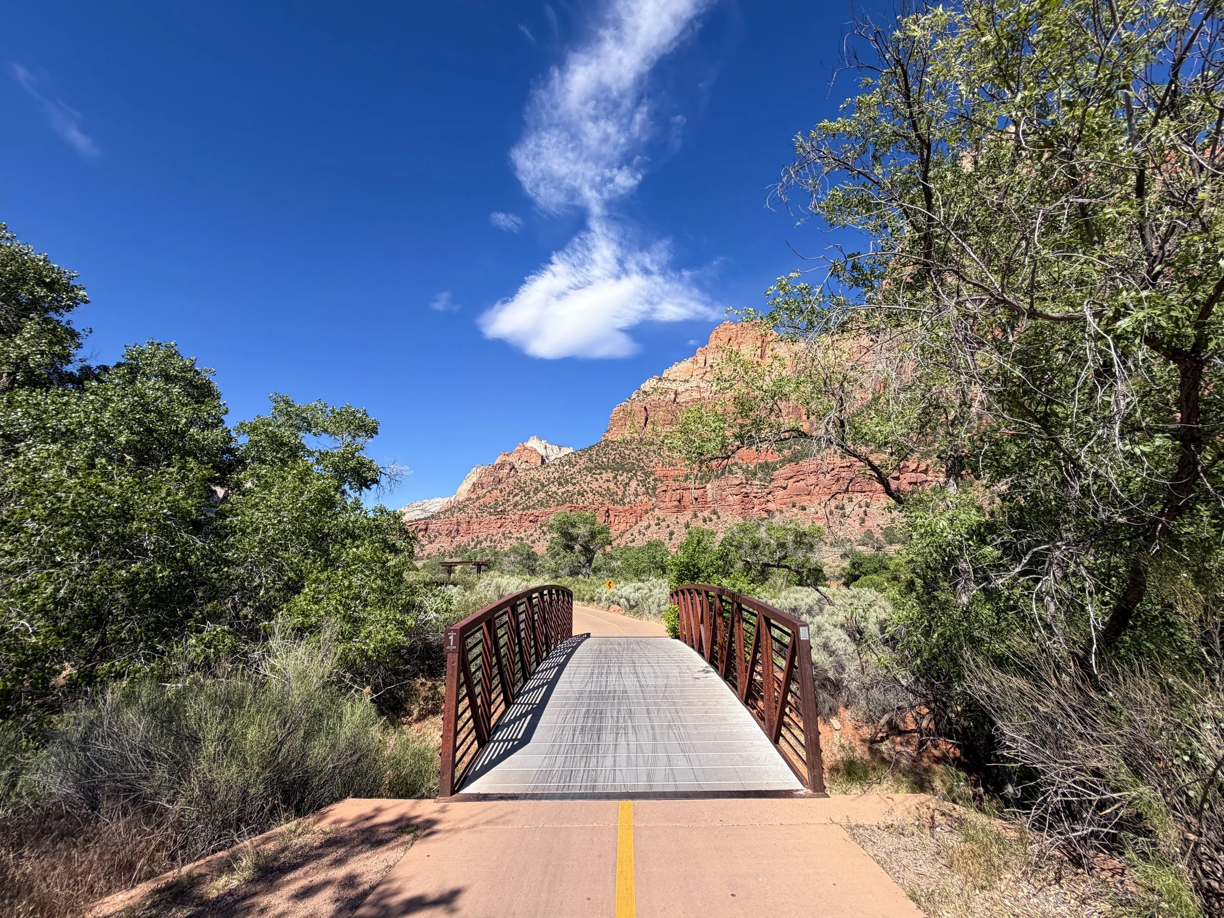 Pa'rus Trail Zion National Park Utah