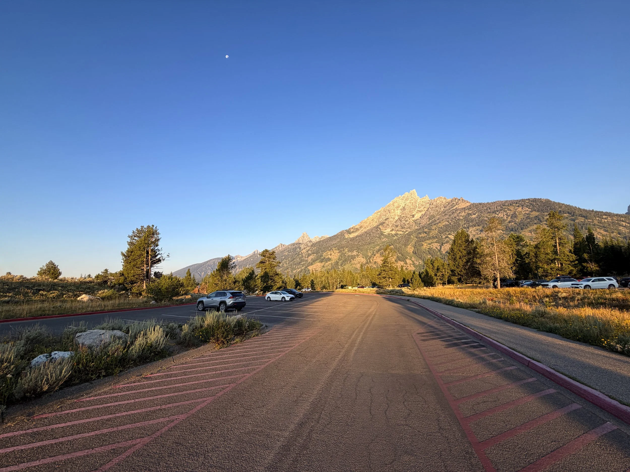 Hidden Falls Trailhead Parking Grand Teton National Park Wyoming