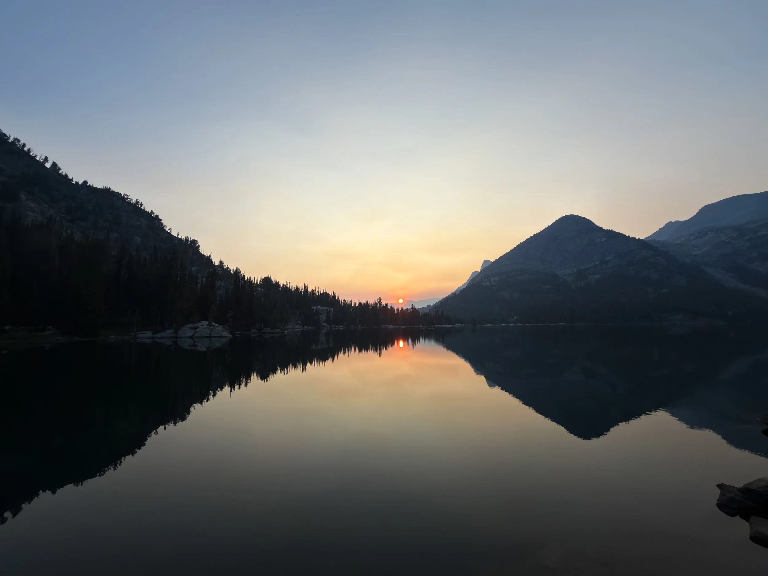 Dewey Lake Sunrise The Beaten Path Trail Beartooth Mountains Montana