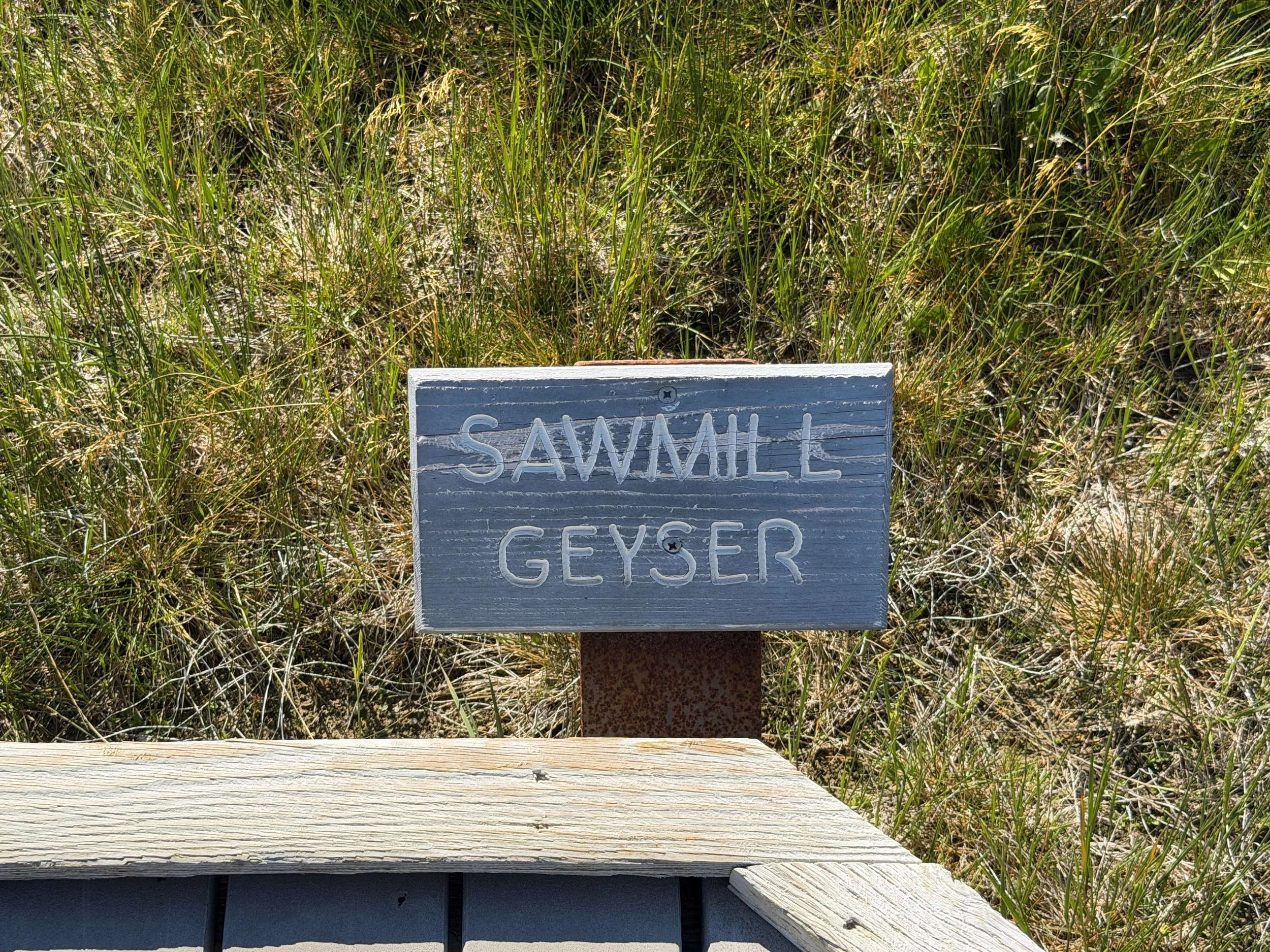 Sawmill Geyser Yellowstone National Park Wyoming