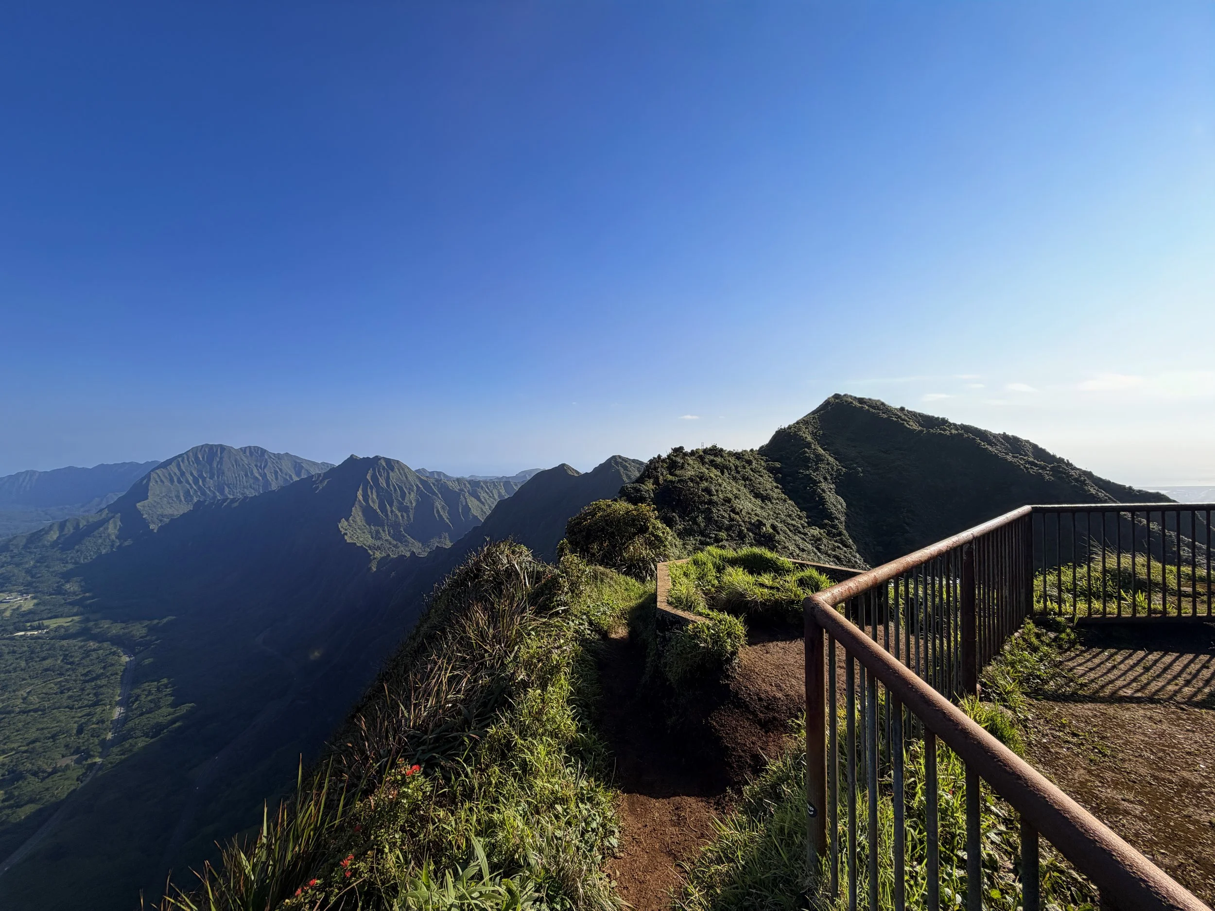 Stairway to Heaven Koolau Summit Trail Oahu Hawaii