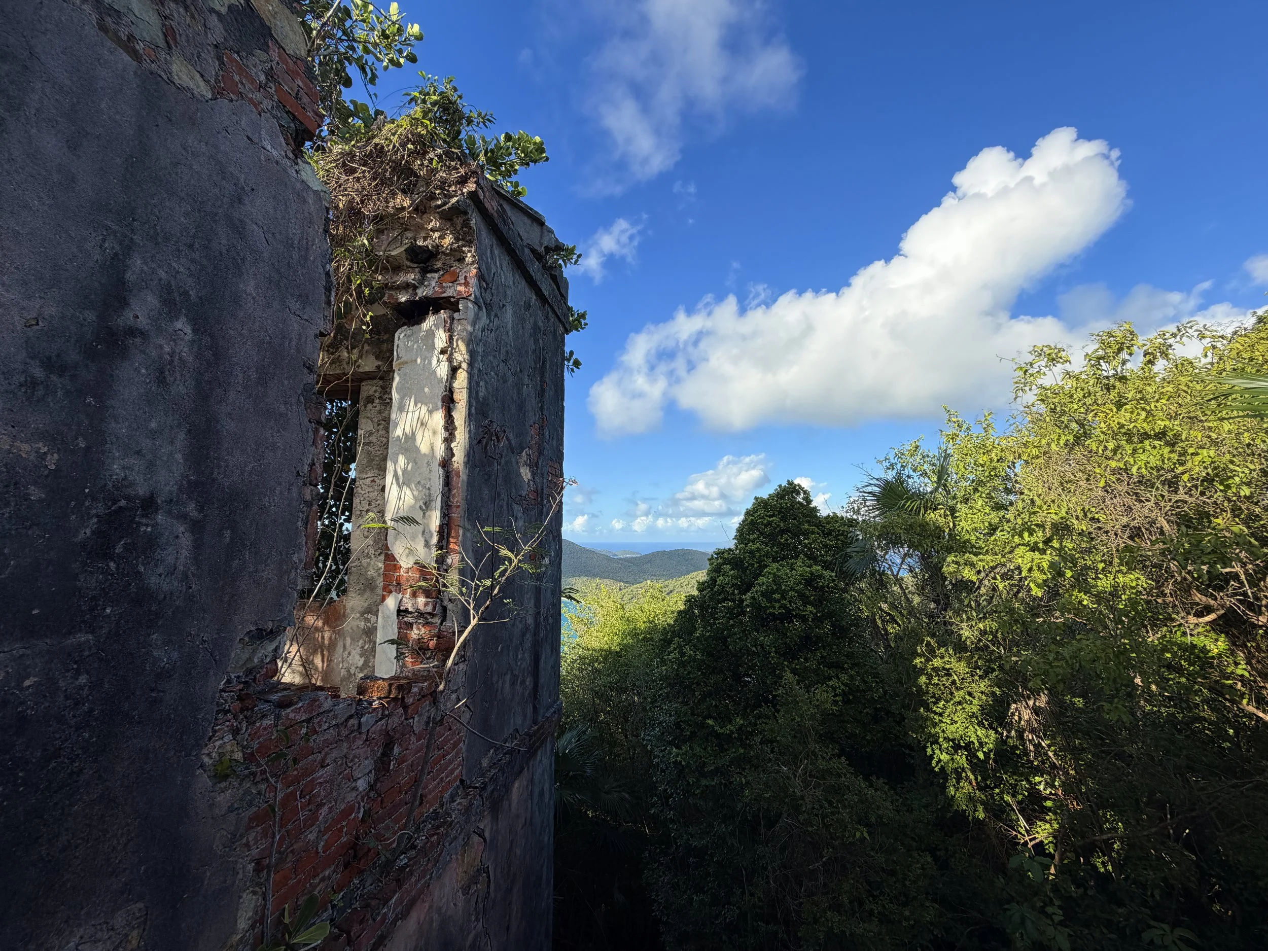 America Hill Ruins Virgin Islands National Park