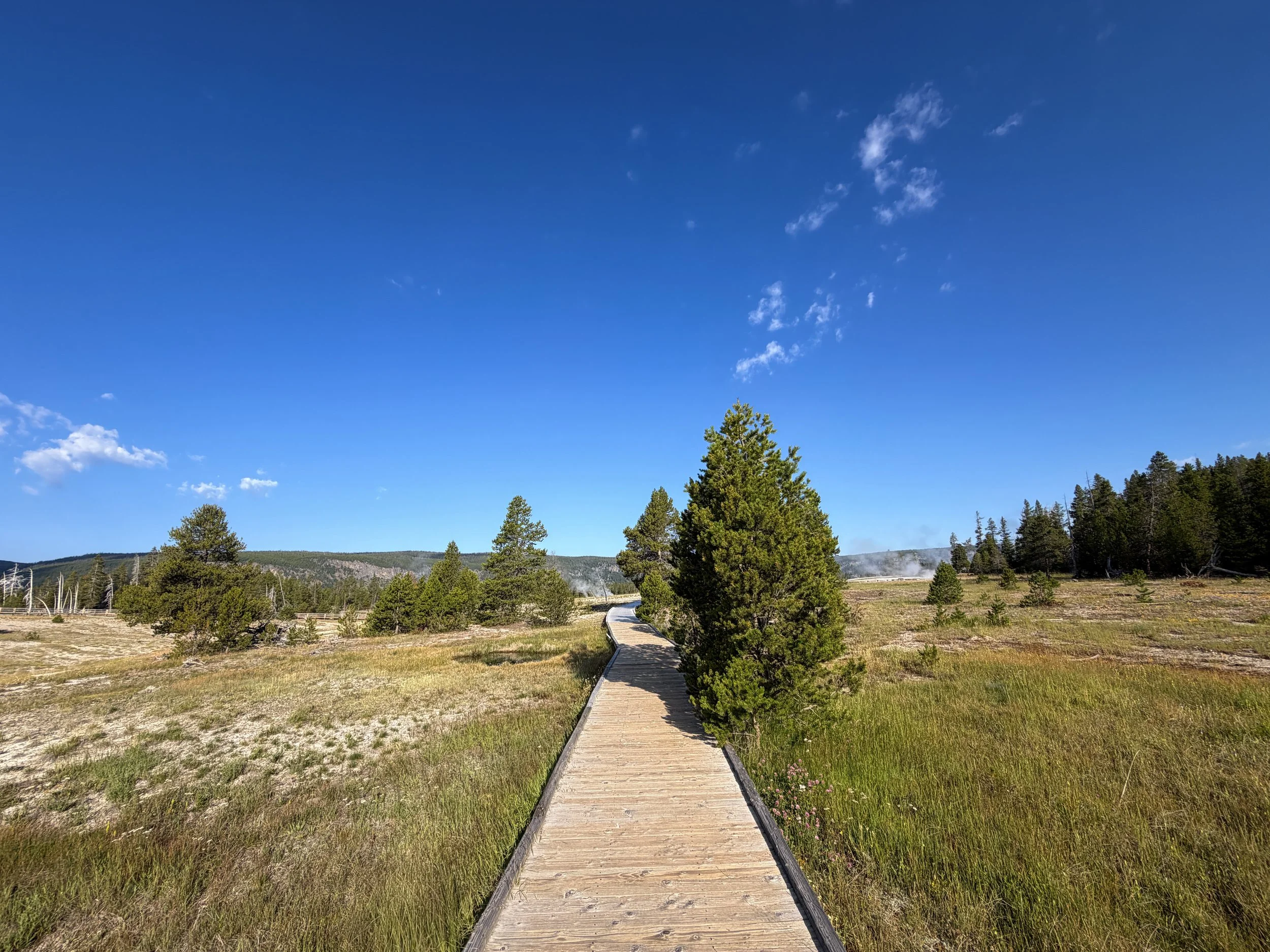 Upper Geyser Basin Loop Trail Yellowstone National Park Wyoming