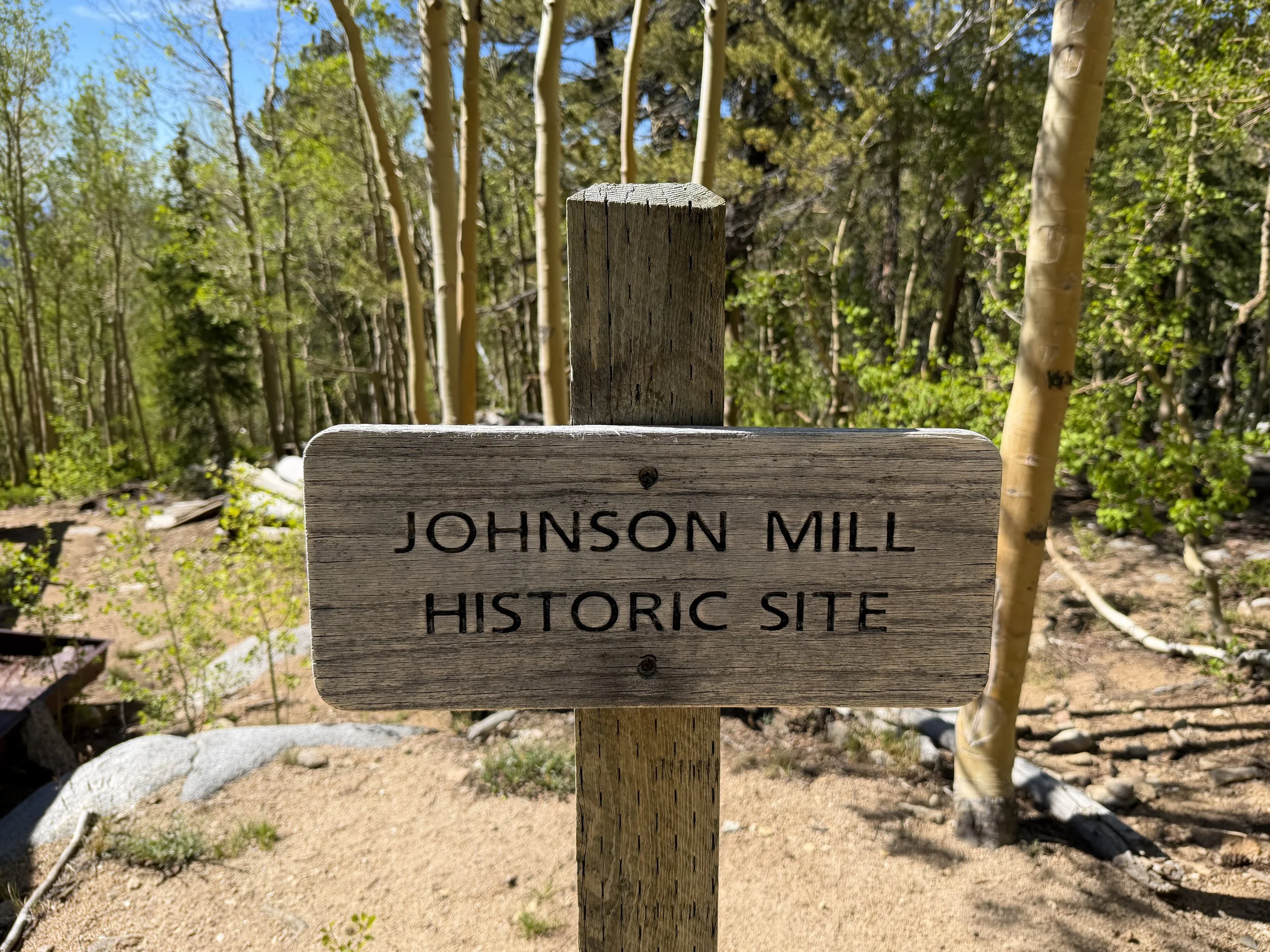 Johnson Mill Historic Site Johnson Lake Trail Great Basin National Park Nevada