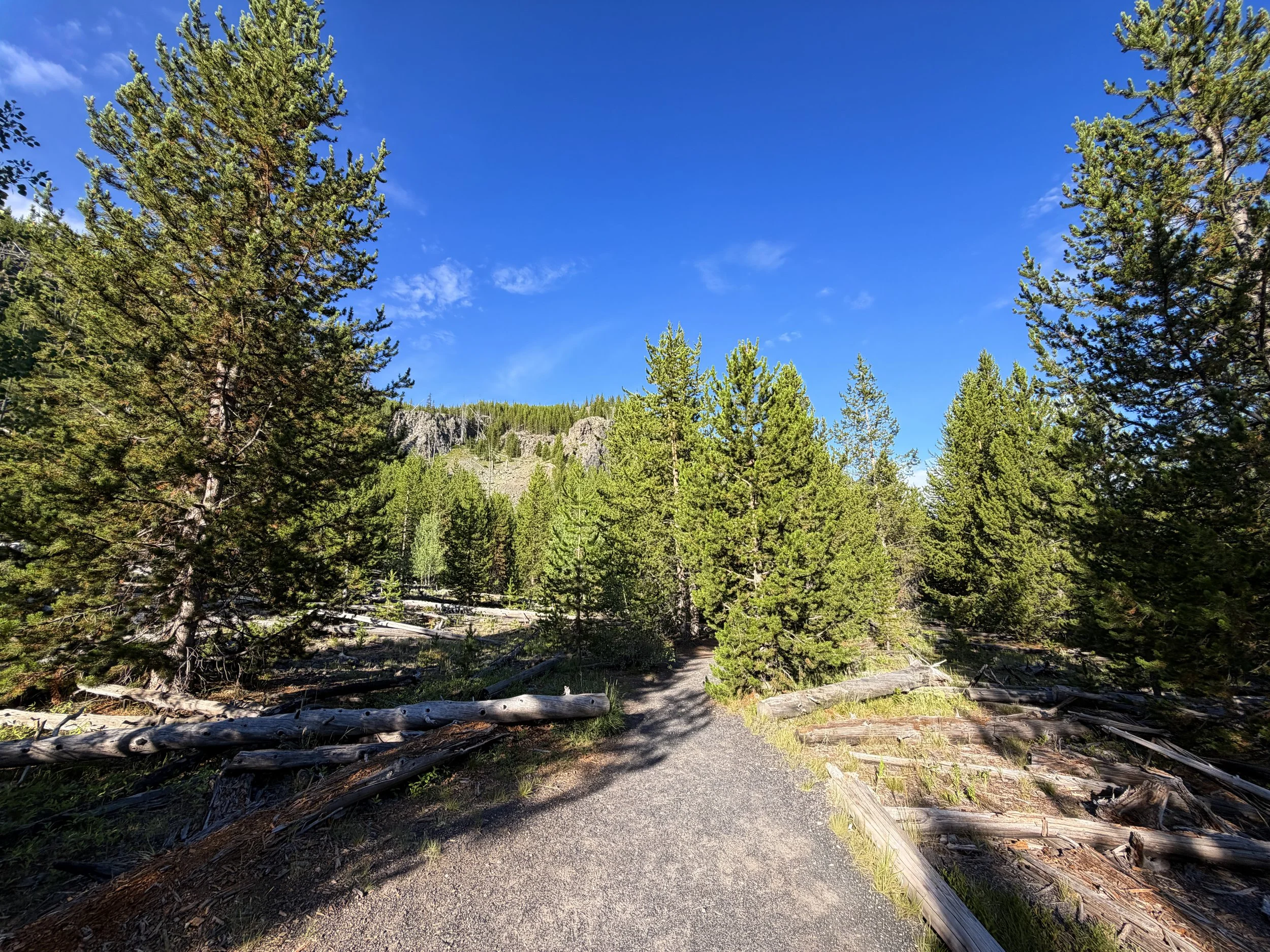 Fairy Falls Trail Yellowstone National Park Wyoming