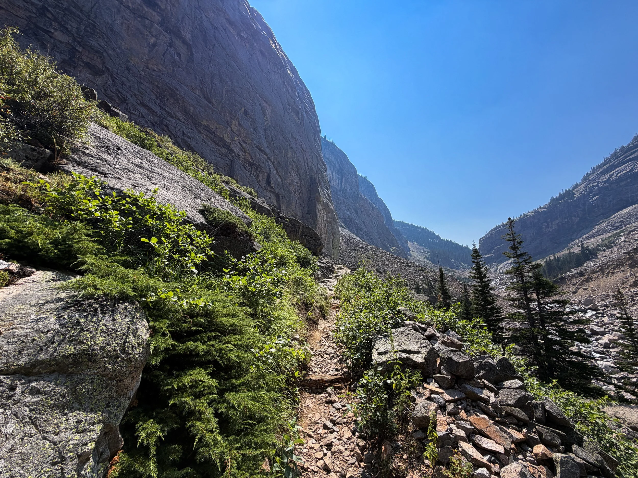 East Rosebud Trail Beaten Path Beartooth Mountains Montana