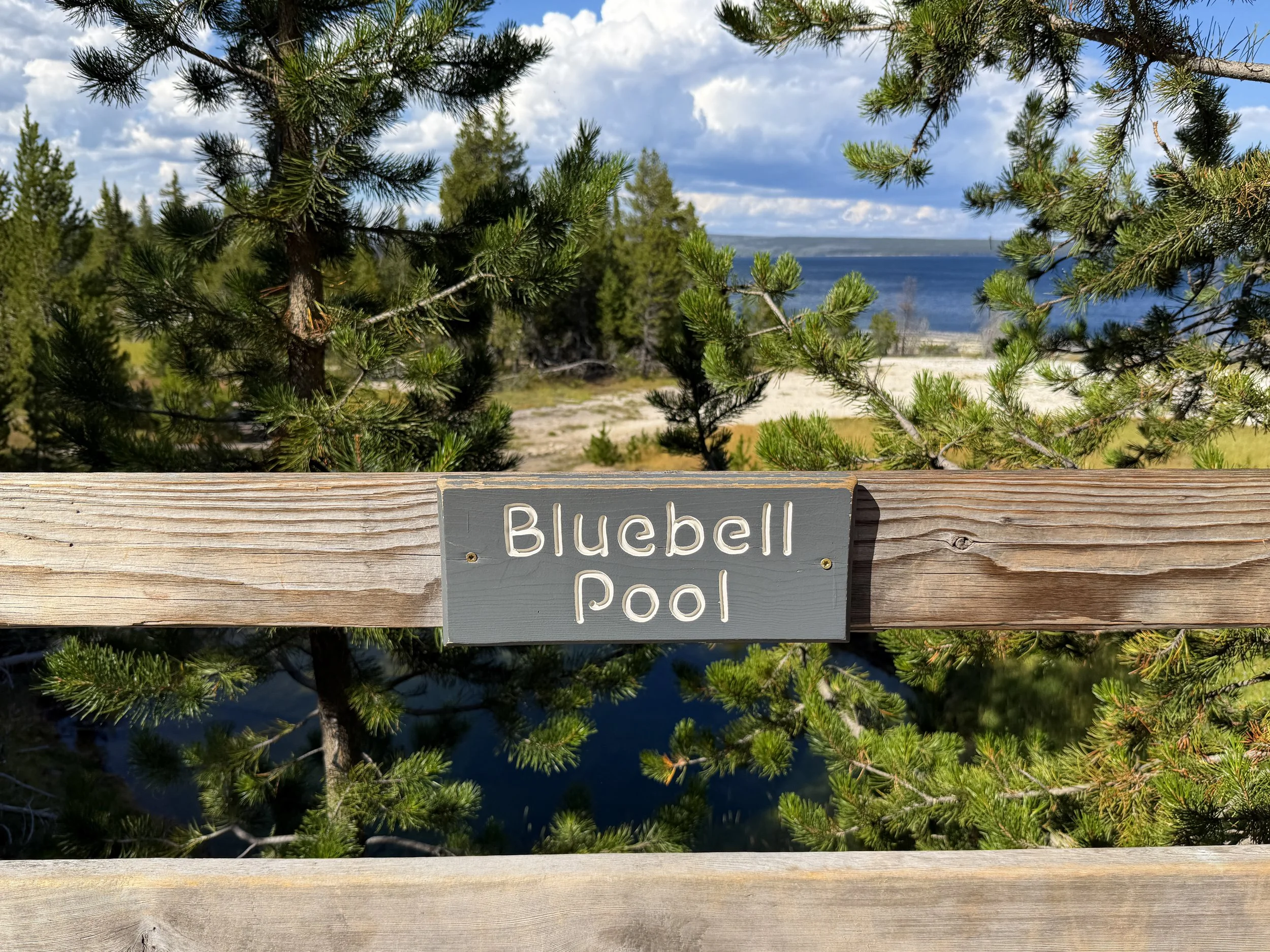 Bluebell Pool West Thumb Geyser Basin Trail Yellowstone National Park Wyoming