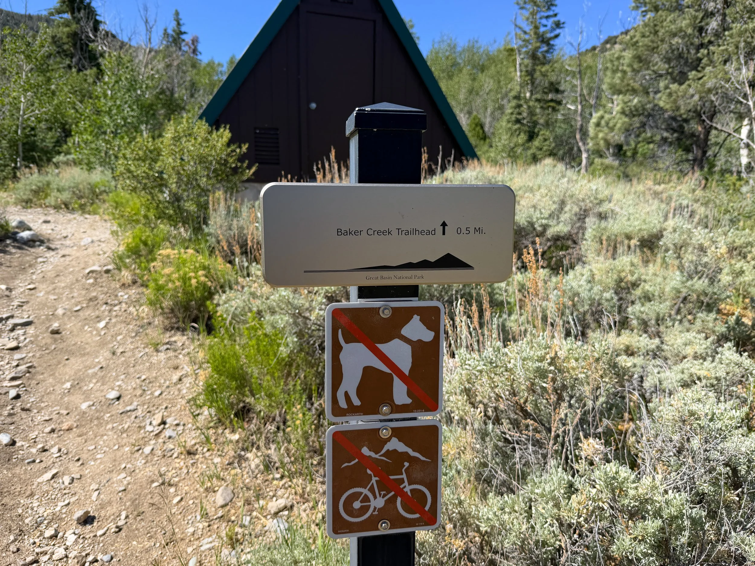 Baker Creek Campground Pole Canyon Loop Trail Great Basin National Park Nevada
