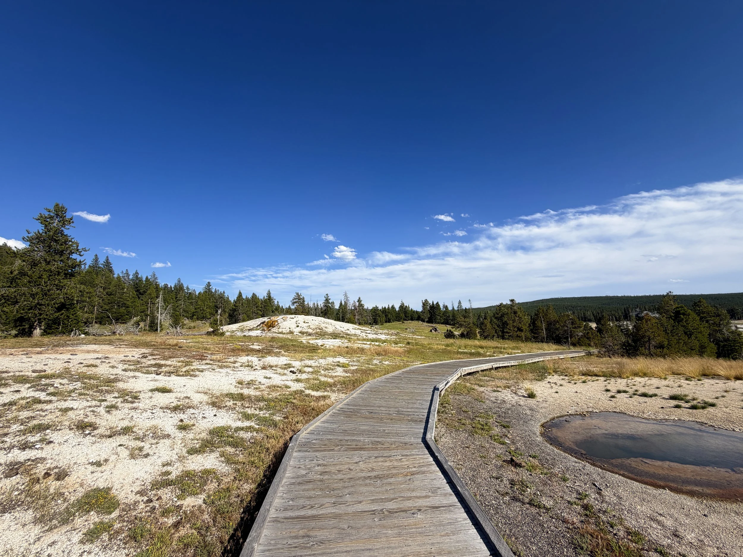 Upper Geyser Hill Loop Trail Yellowstone National Park Wyoming