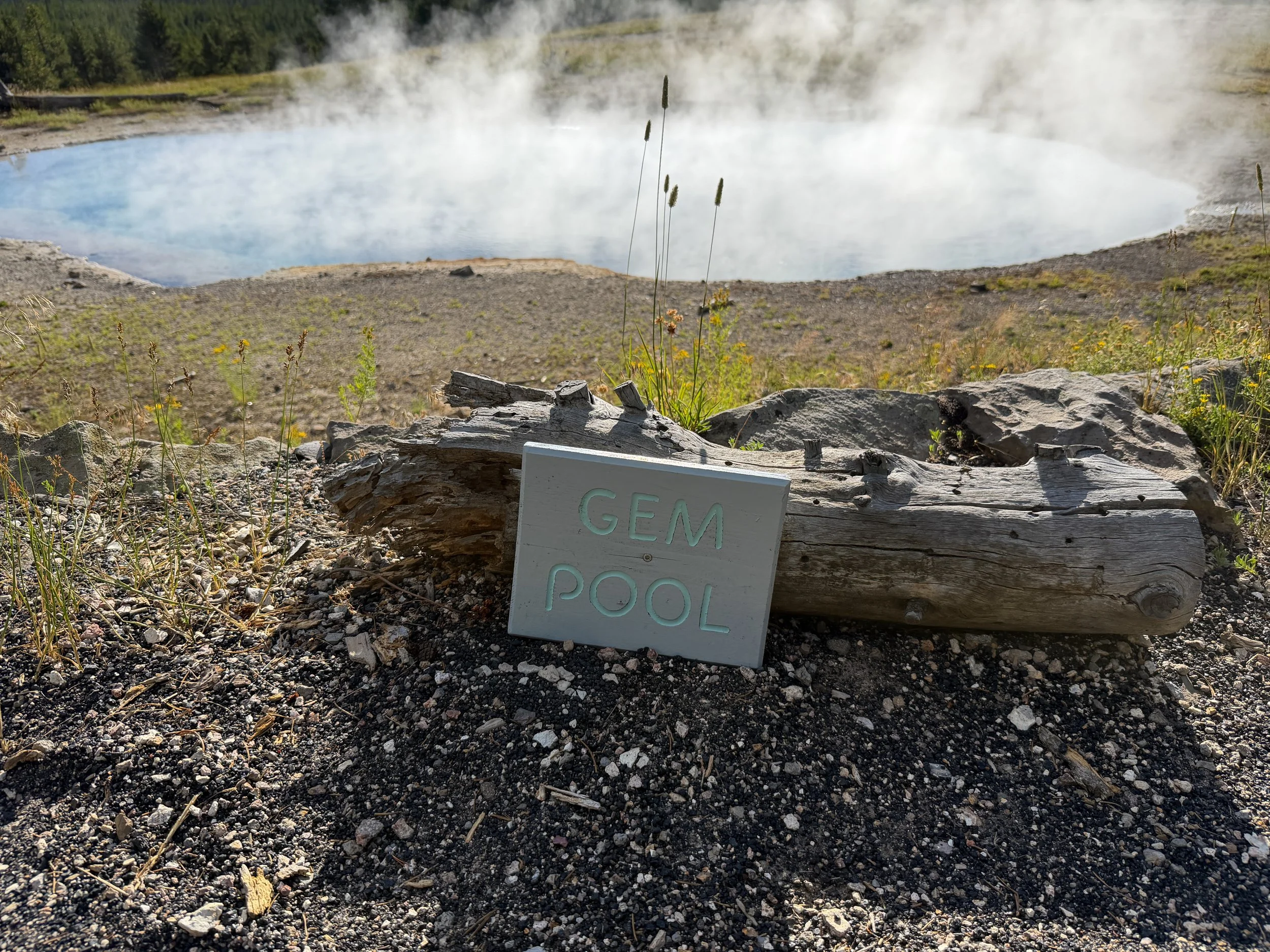 Gem Pool Artemisia Trail Yellowstone National Park Wyoming