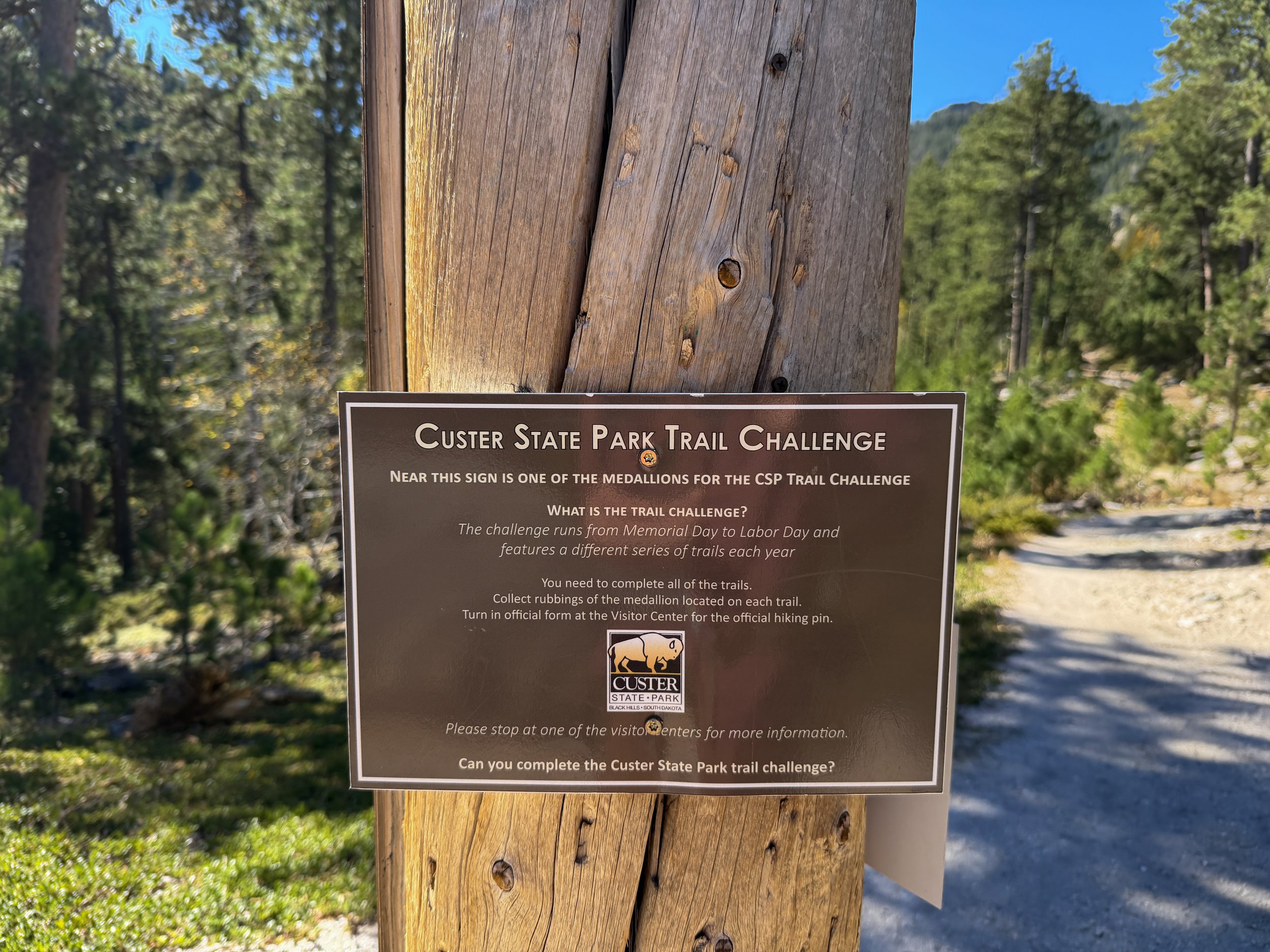 Sunday Gulch Loop Trail Custer State Park Black Hills South Dakota