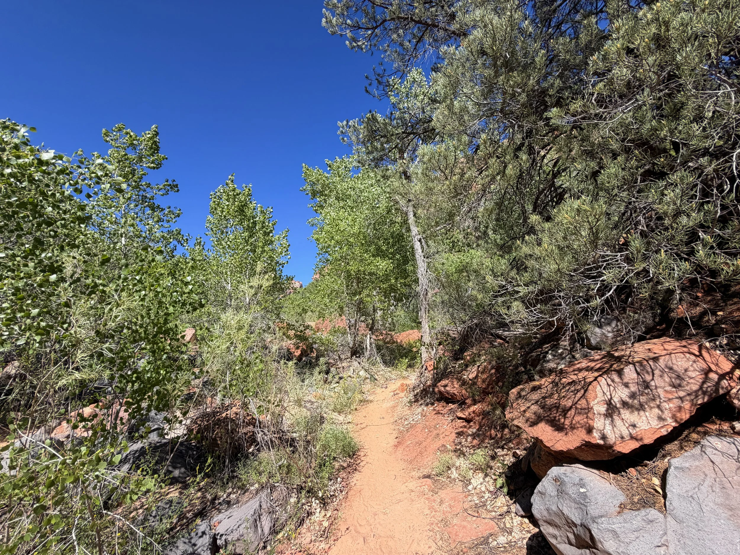Subway Trail Bottom Up Route Zion National Park Utah