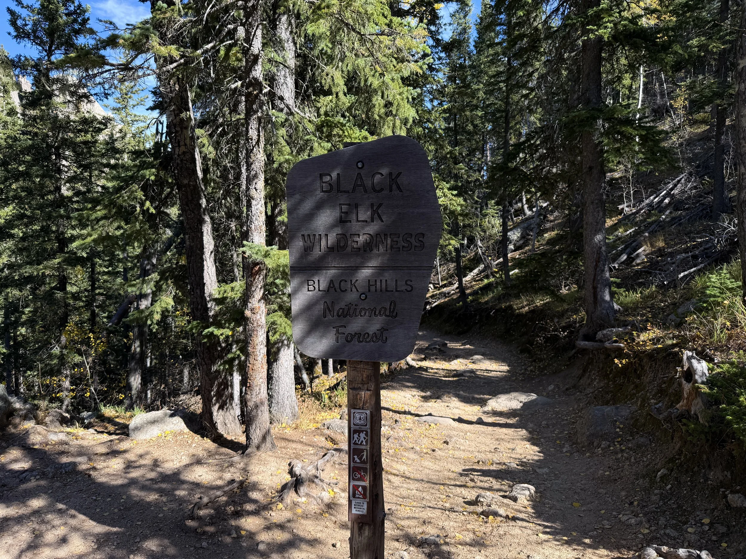 Black Elk Peak Trail Black Hills Wilderness South Dakota