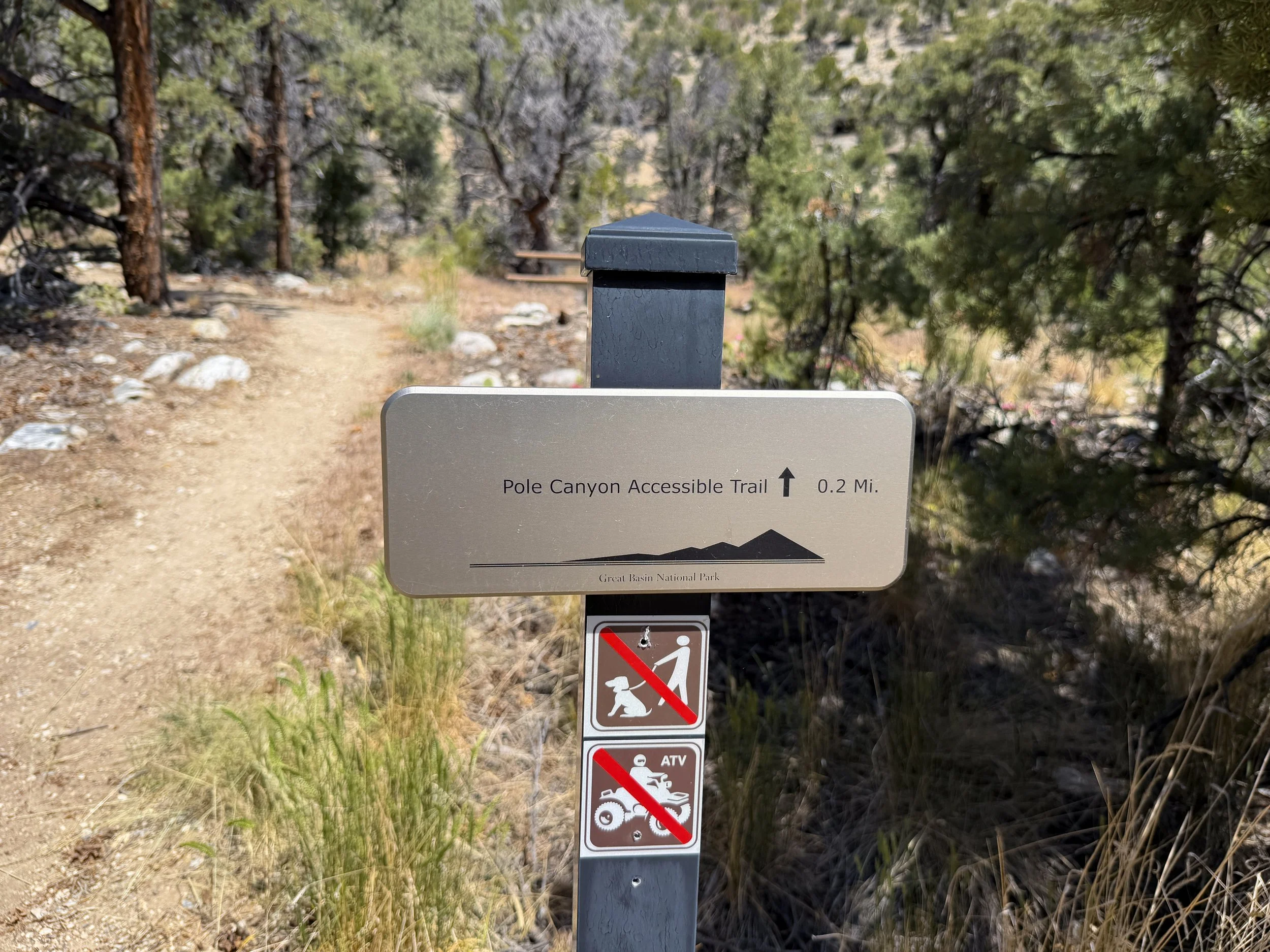 Pole Canyon Loop Trailhead Great Basin National Park Nevada