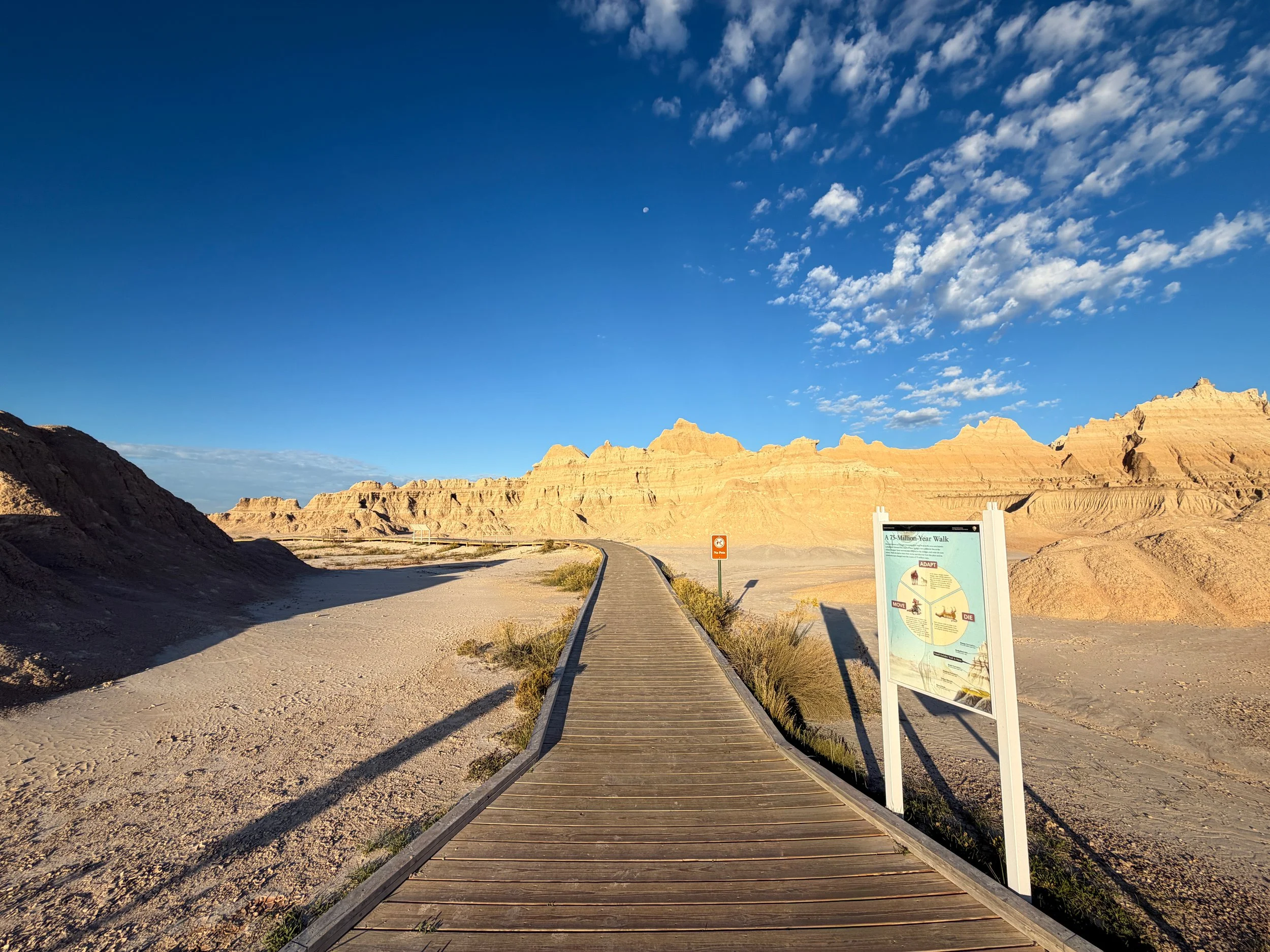 Fossil Exhibit Trailhead Badlands National Park South Dakota