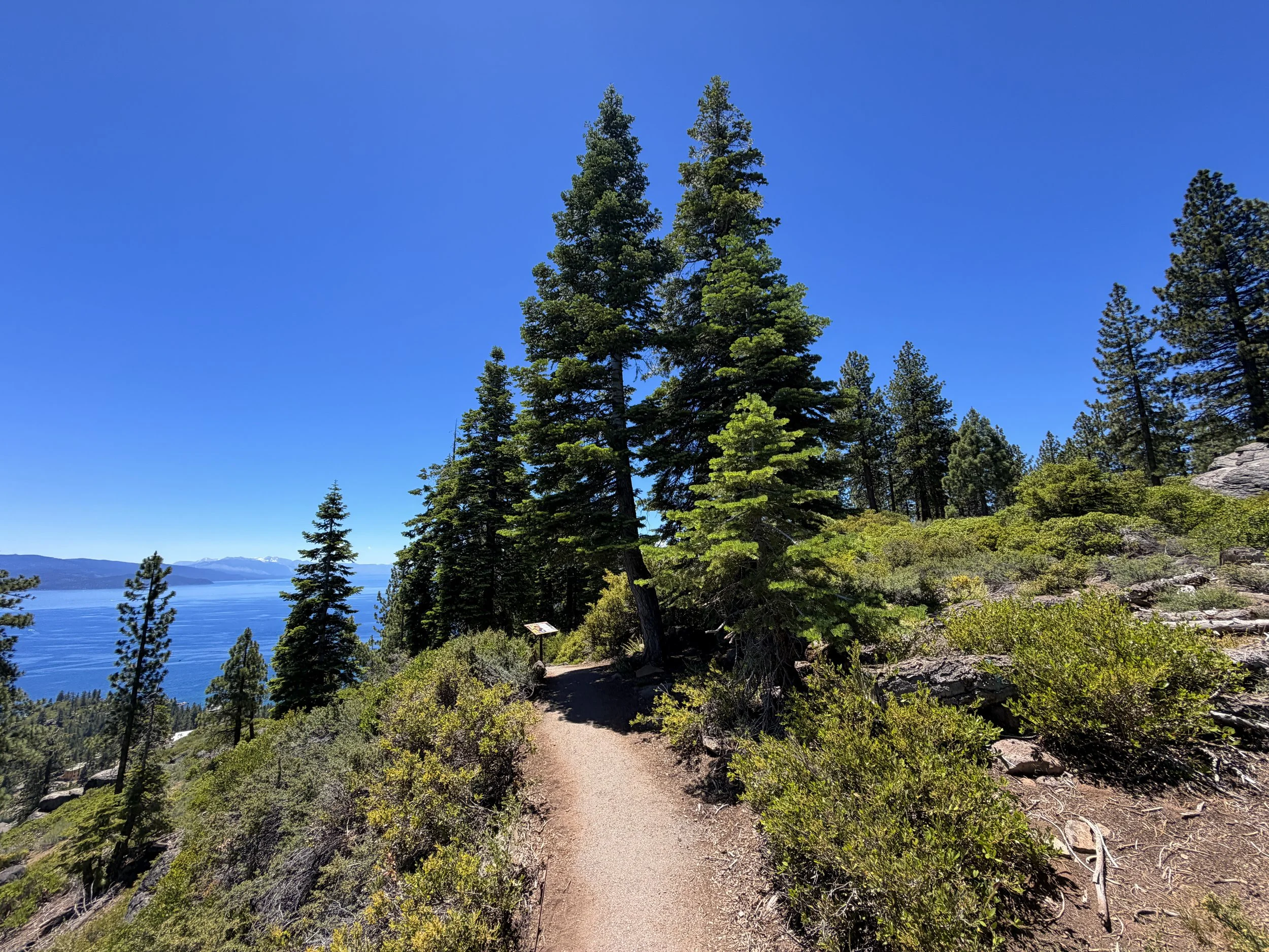 State Line Fire Lookout Trail Lake Tahoe California