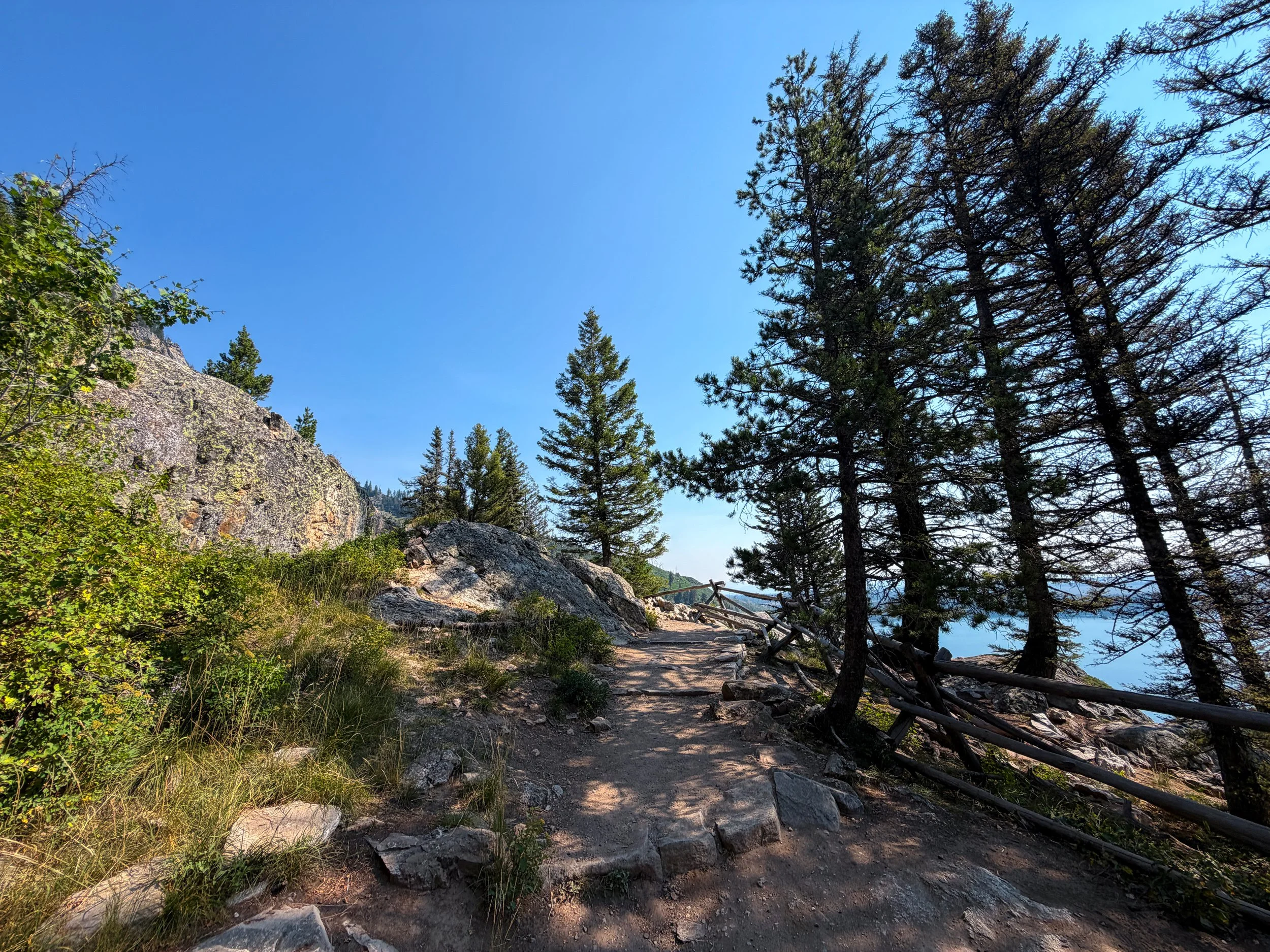 Inspiration Point Trail Grand Teton National Park Wyoming