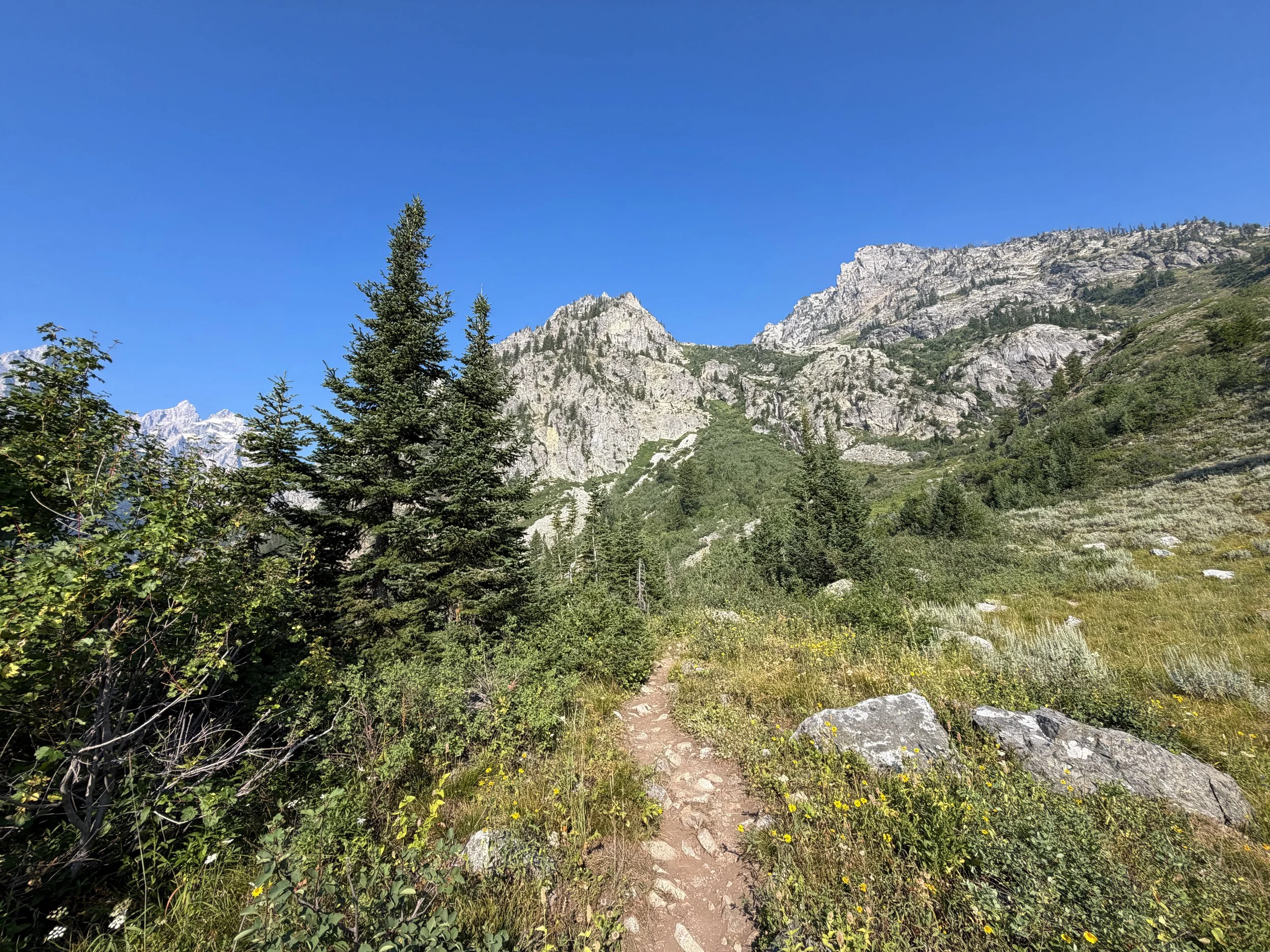Lake of the Crags Trail Grand Teton National Park Wyoming