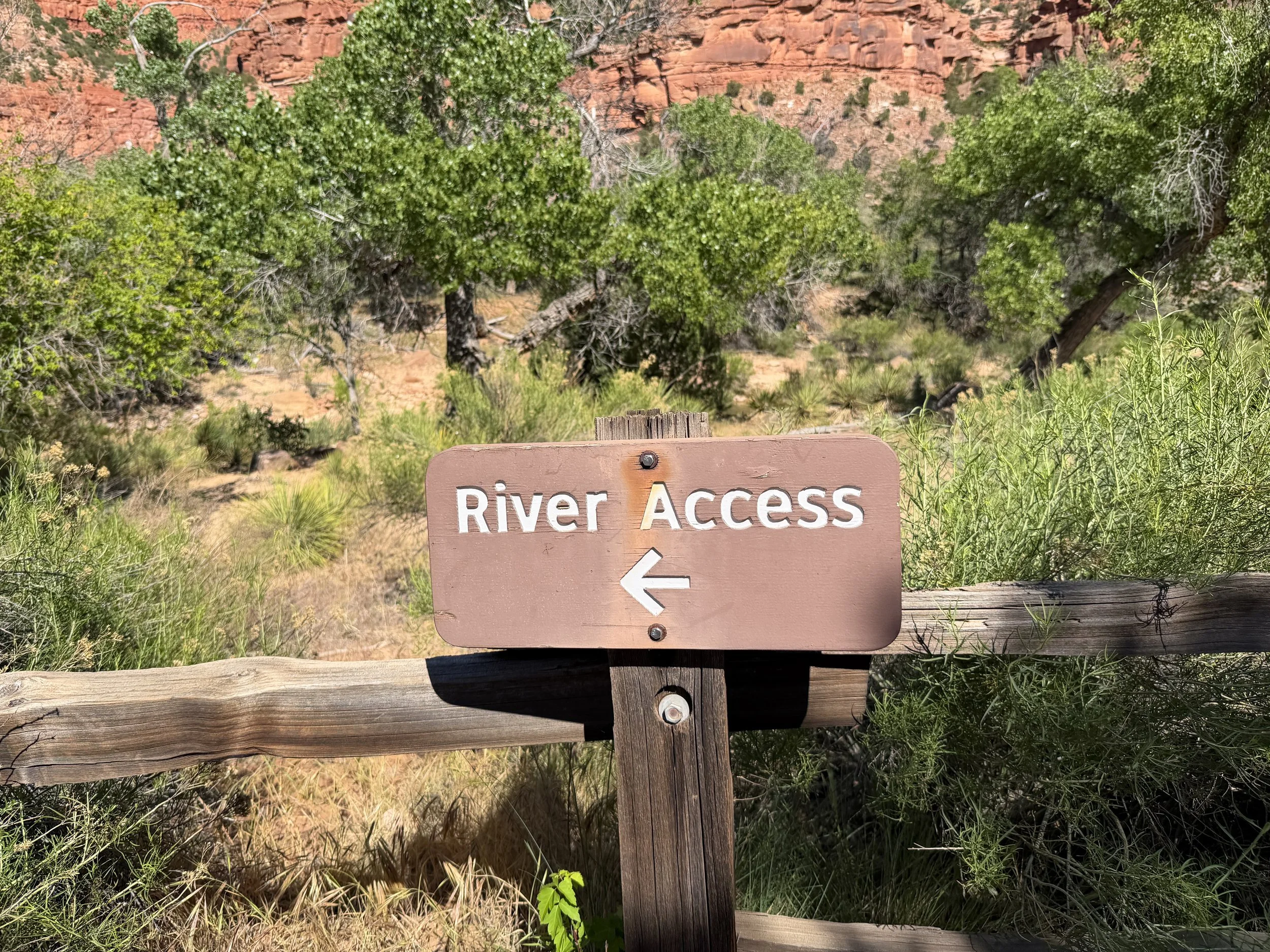 Pa'rus Trail Zion National Park Utah