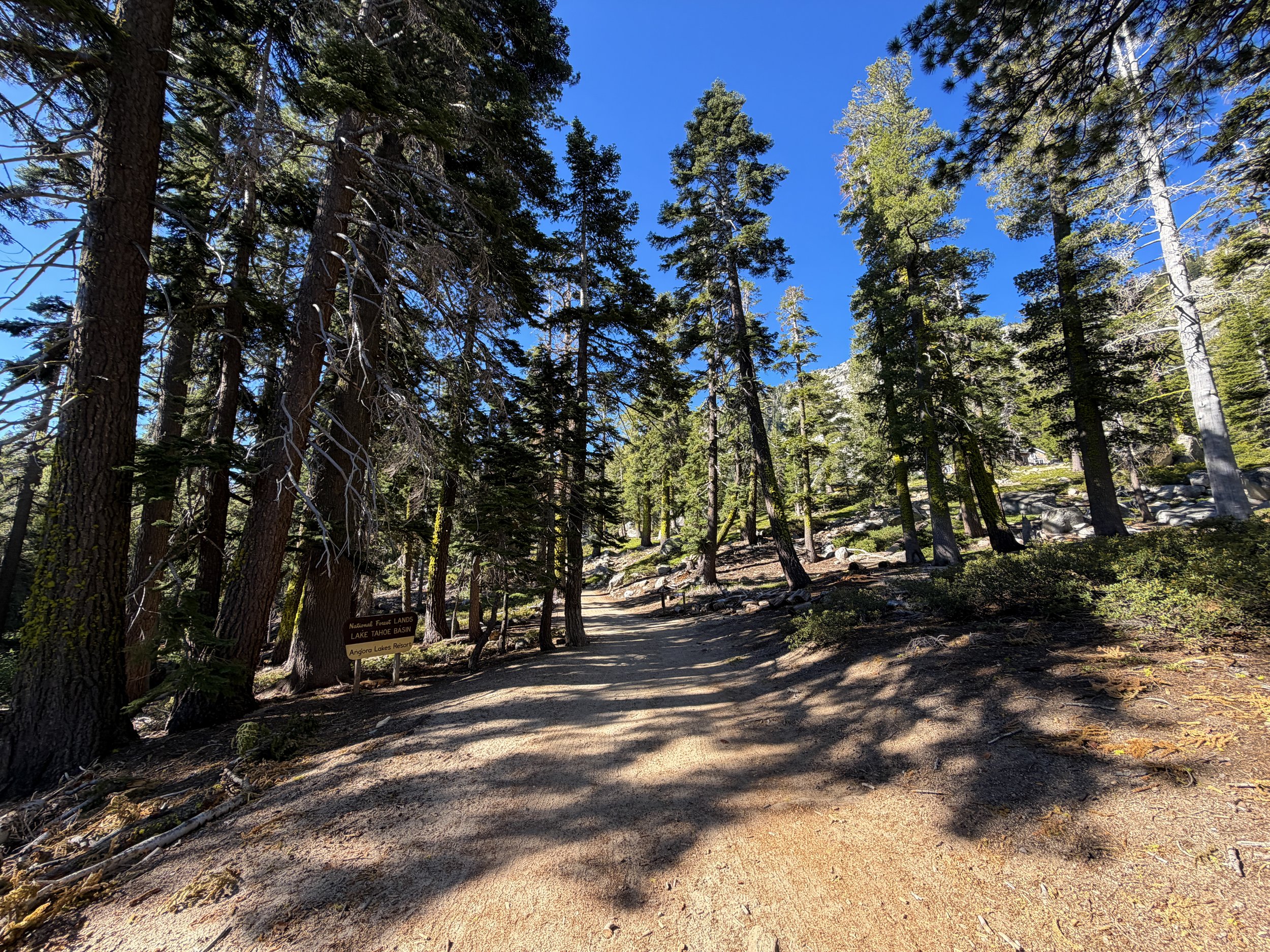 Angora Lakes Hike Lake Tahoe California