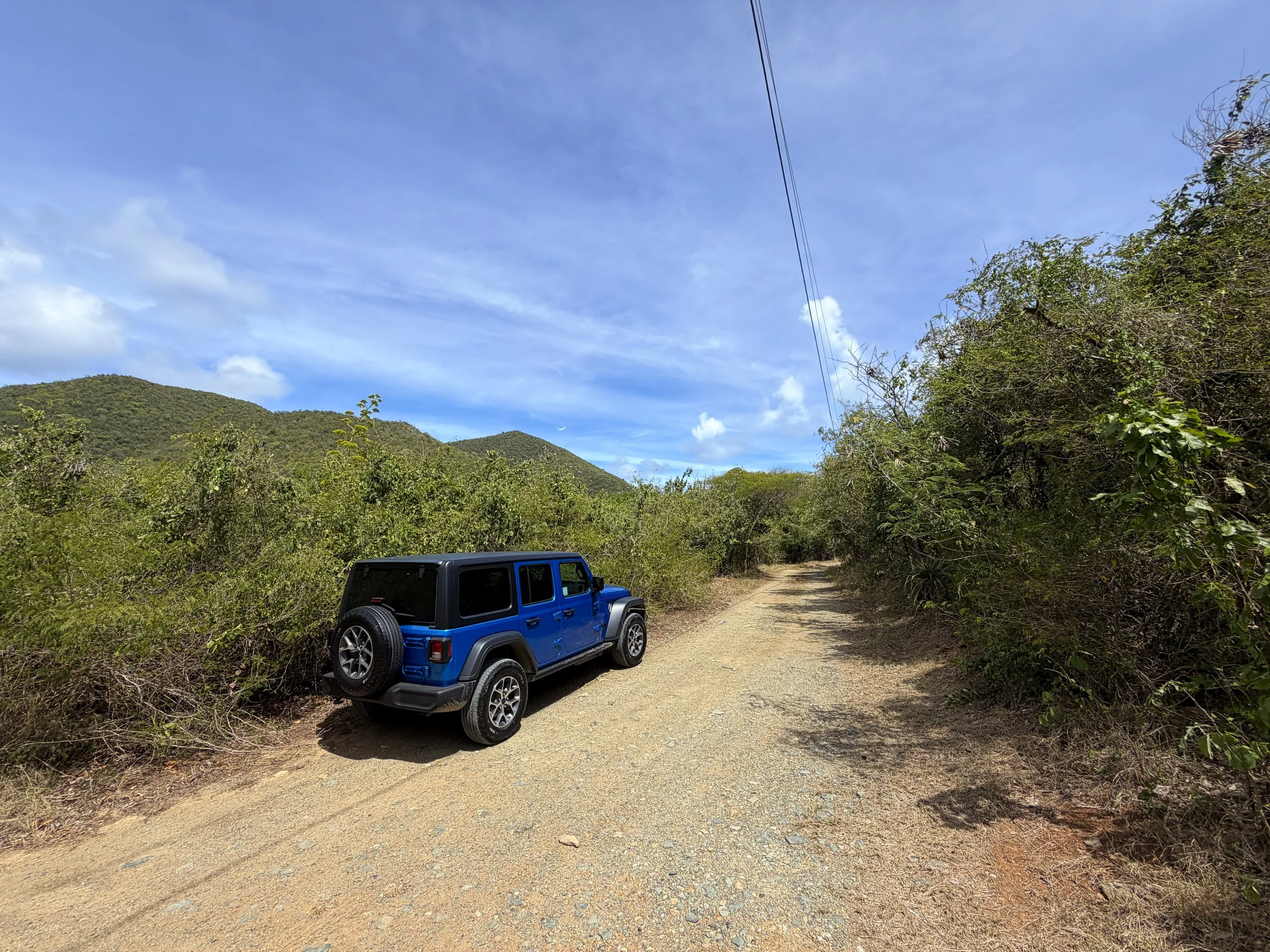 Yawzi Point Trailhead Parking Virgin Islands National Park