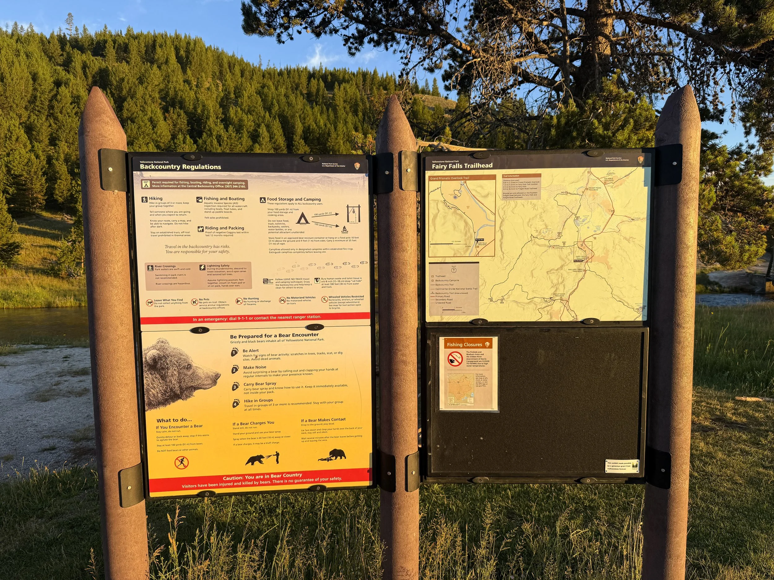Grand Prismatic Spring Overlook Trailhead Yellowstone National Park Wyoming