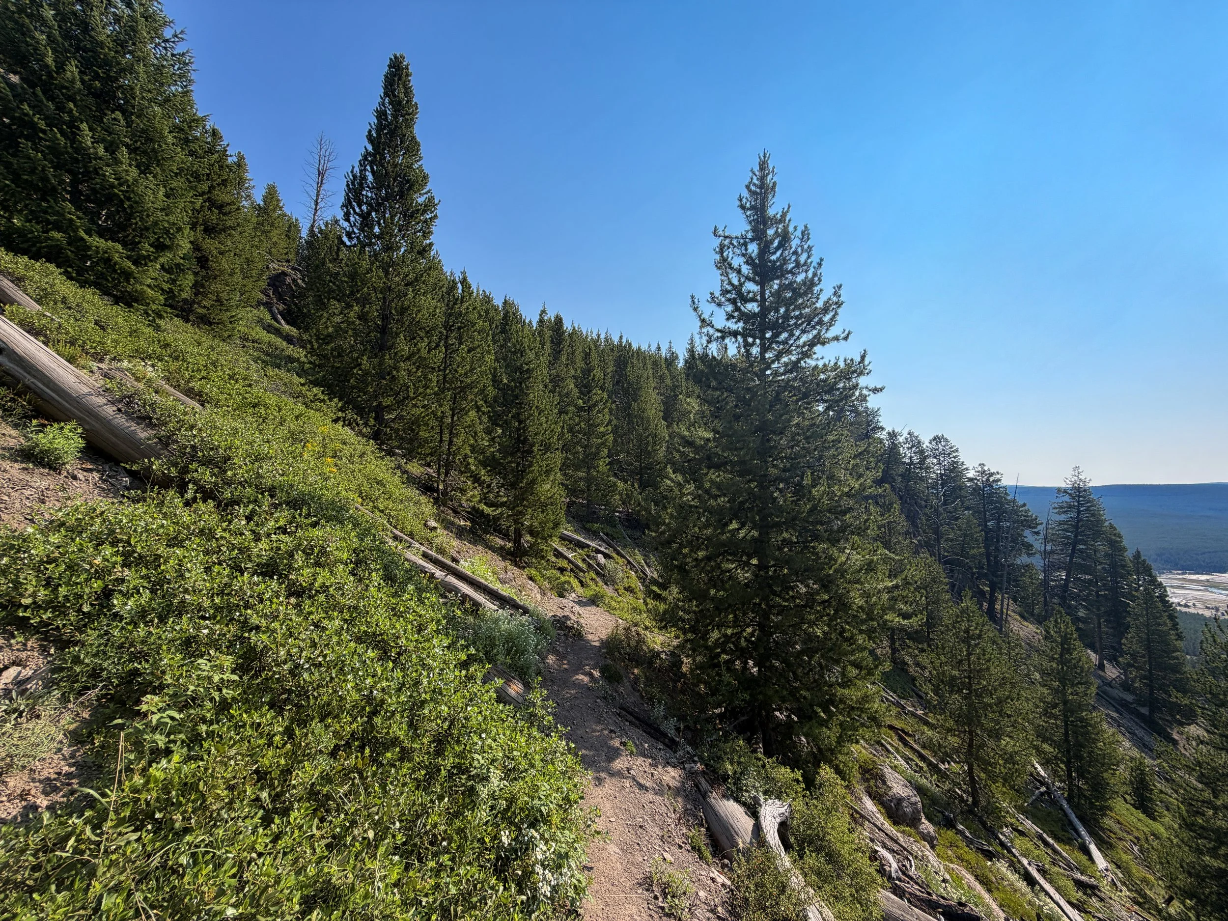 Mystic Falls Loop Trail Yellowstone National Park Wyoming