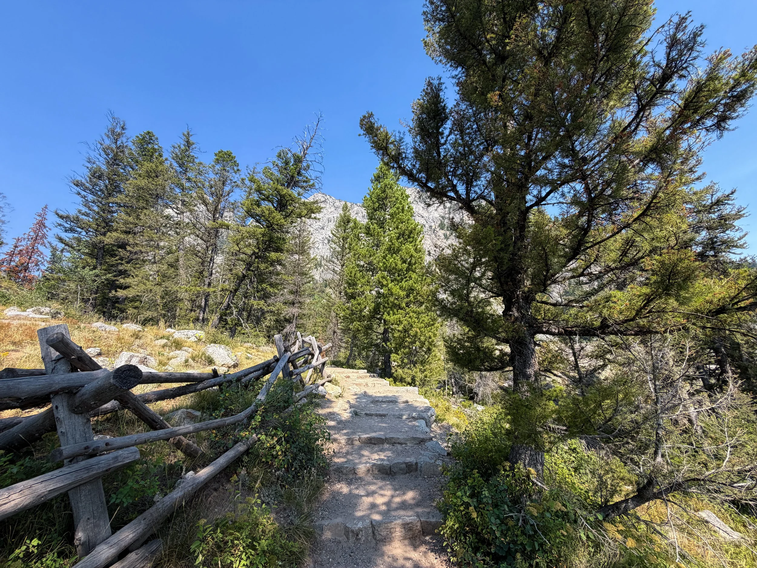 Inspiration Point Trail Grand Teton National Park Wyoming