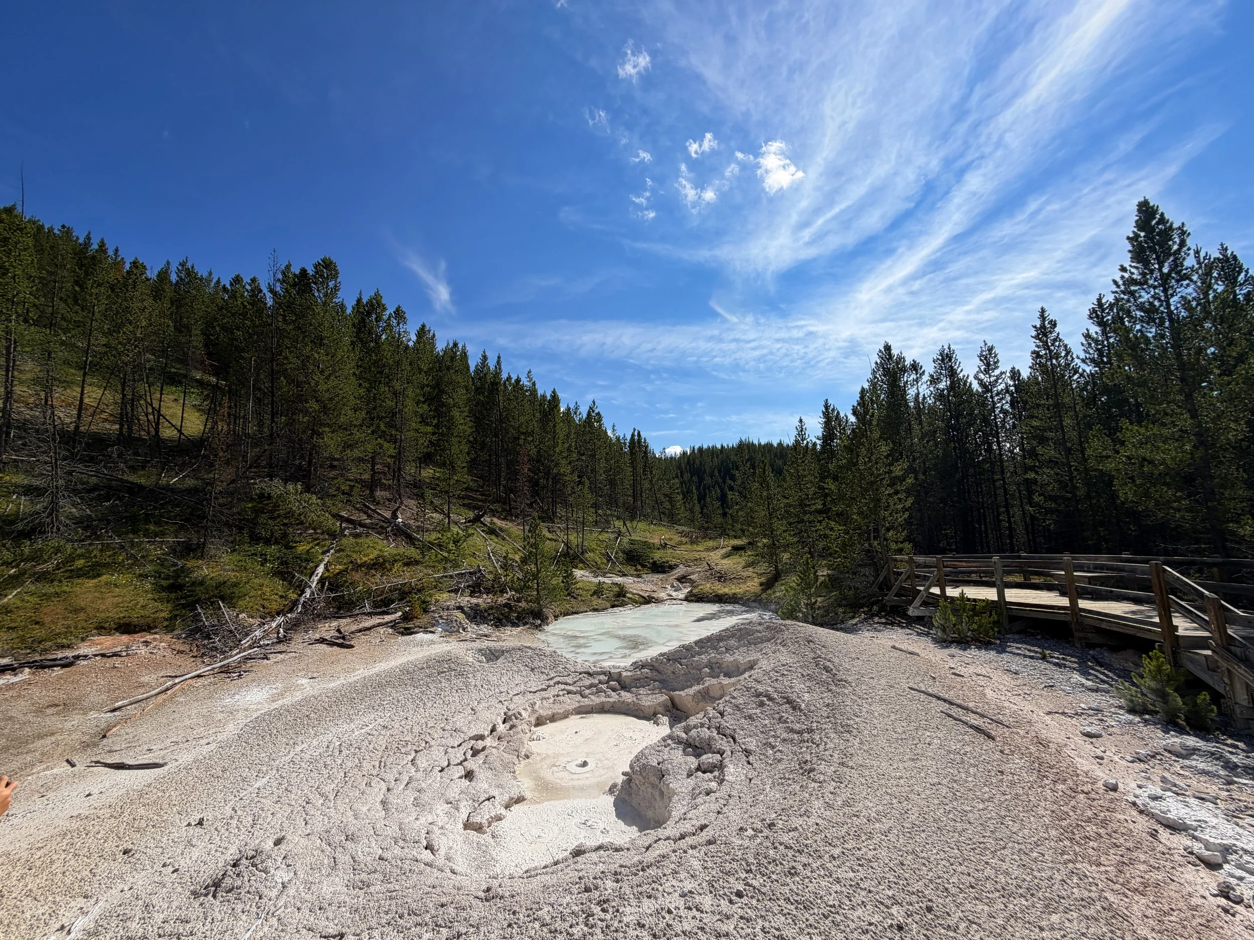 Artists Paintpots Trail Yellowstone National Park Wyoming