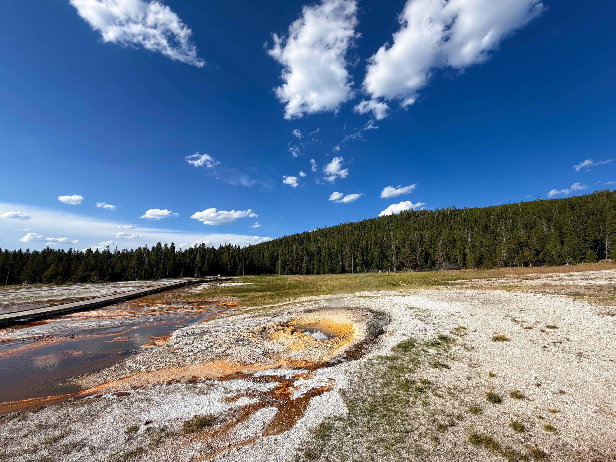 Pump Geyser Yellowstone National Park Wyoming