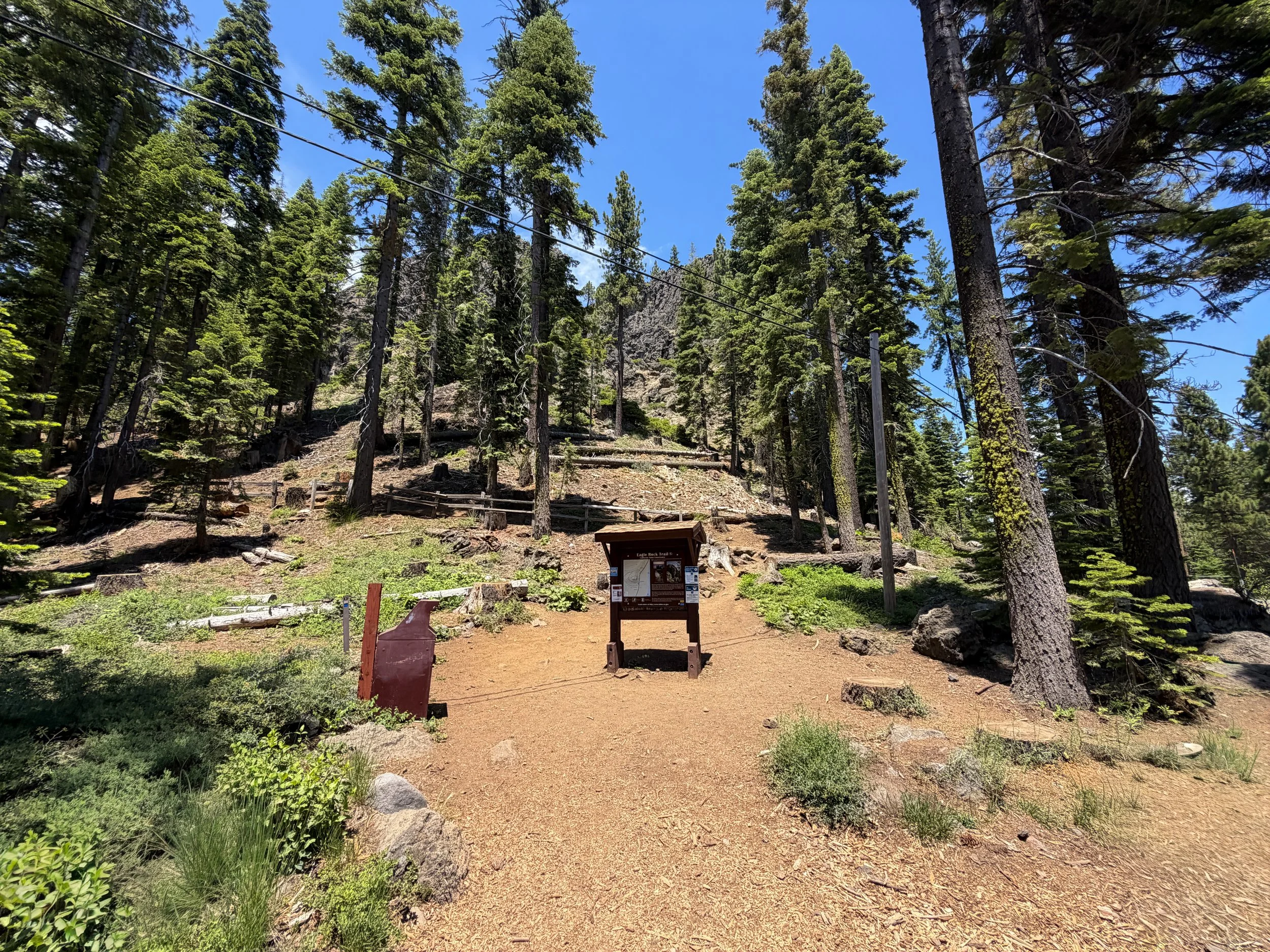 Eagle Rock Trailhead Lake Tahoe California