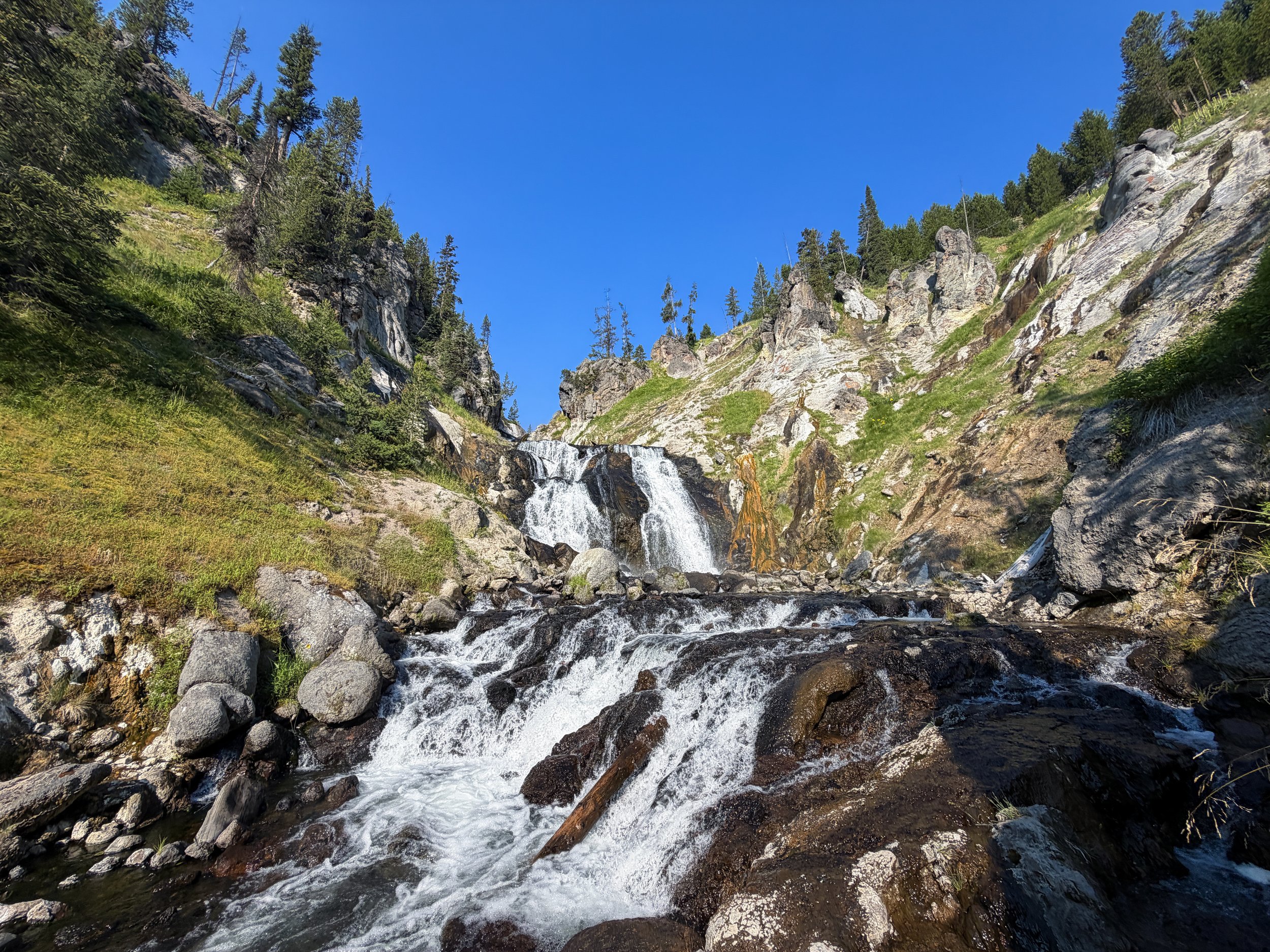 Mystic Falls Yellowstone National Park Wyoming