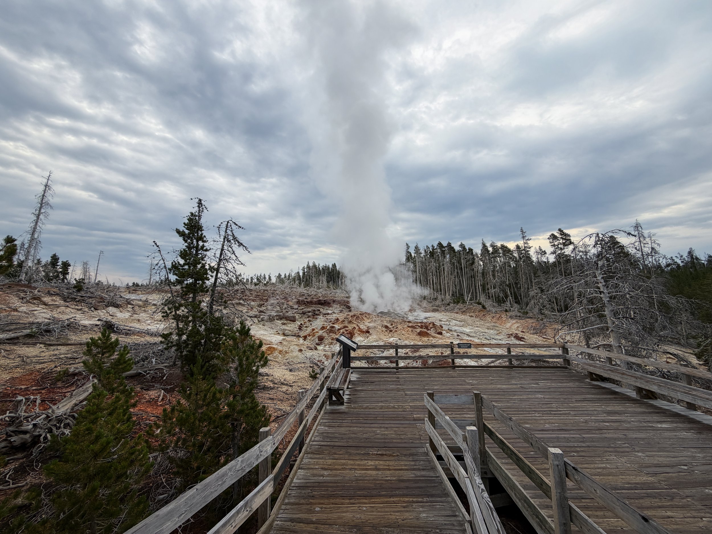 Back Basin Trail Norris Geyser Basin Yellowstone National Park Wyoming