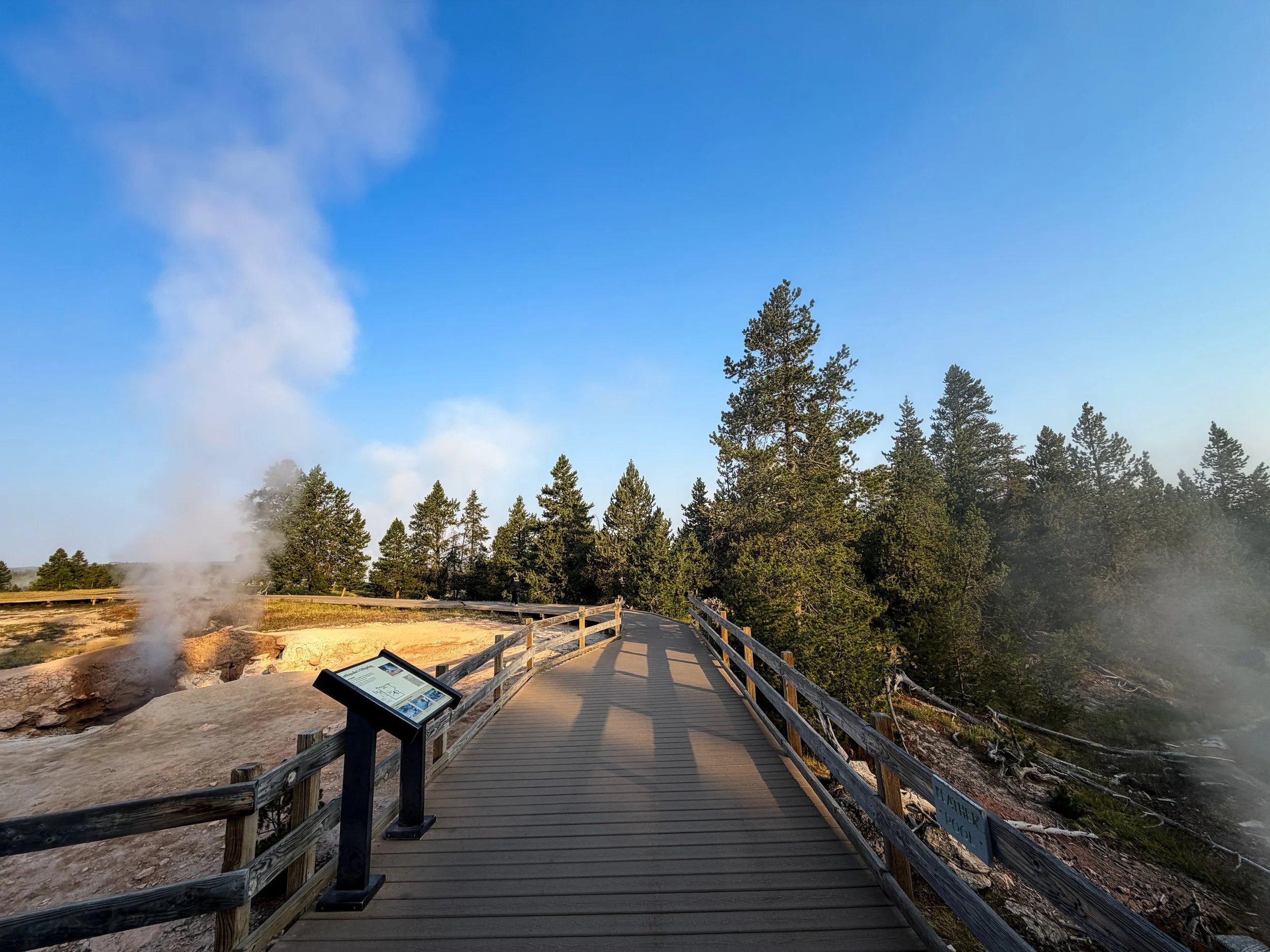 Fountain Paint Pots Trail Yellowstone National Park Wyoming