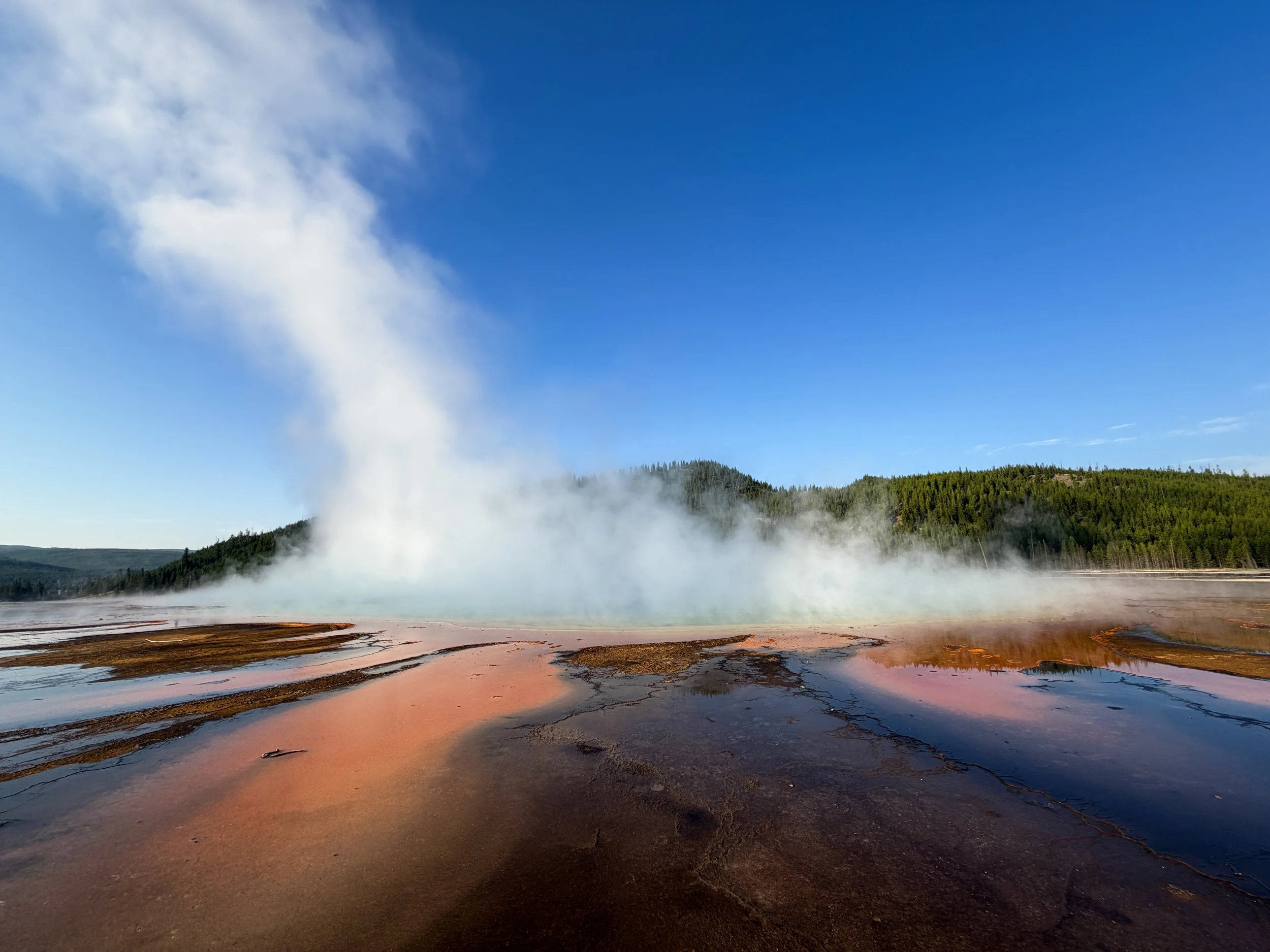 Grand Prismatic Spring Yellowstone National Park Wyoming