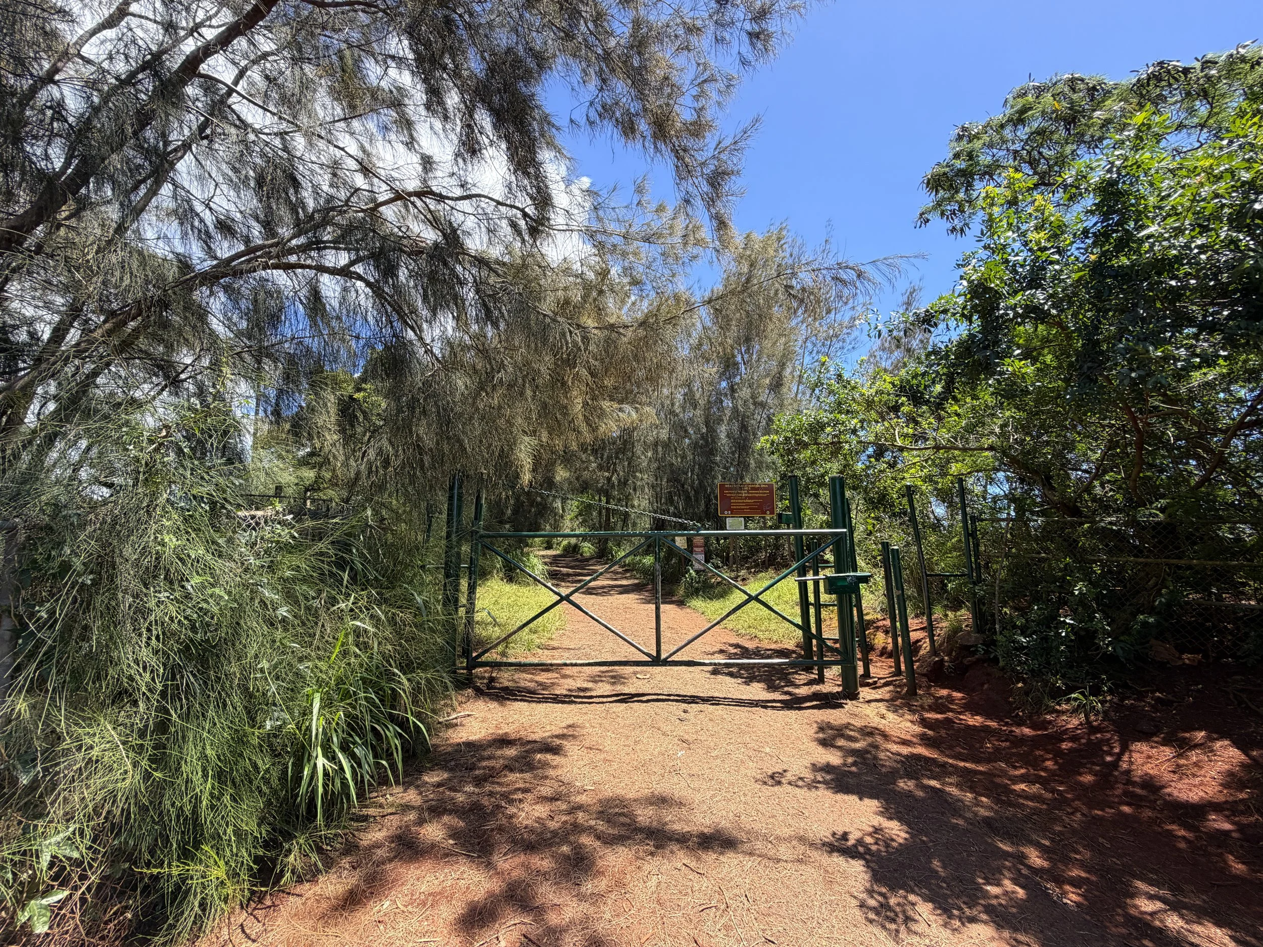 Waimano Falls Trailhead Oahu Hawaii