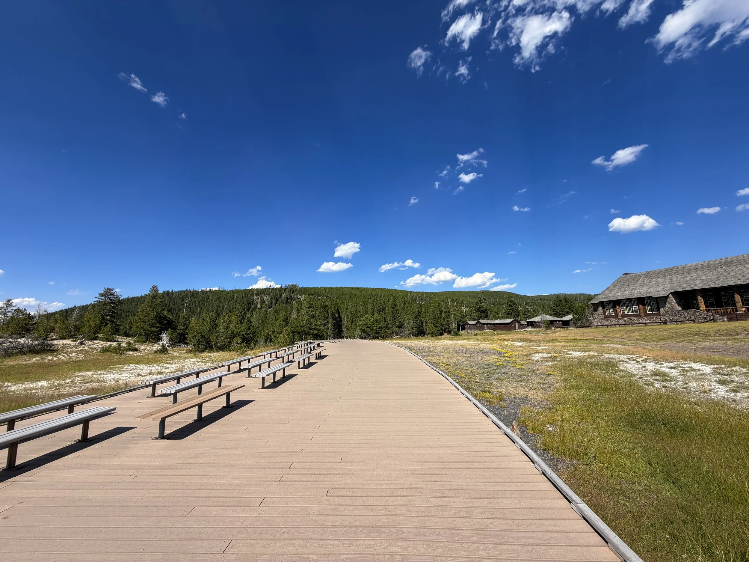 Upper Geyser Hill Trail Yellowstone National Park Wyoming