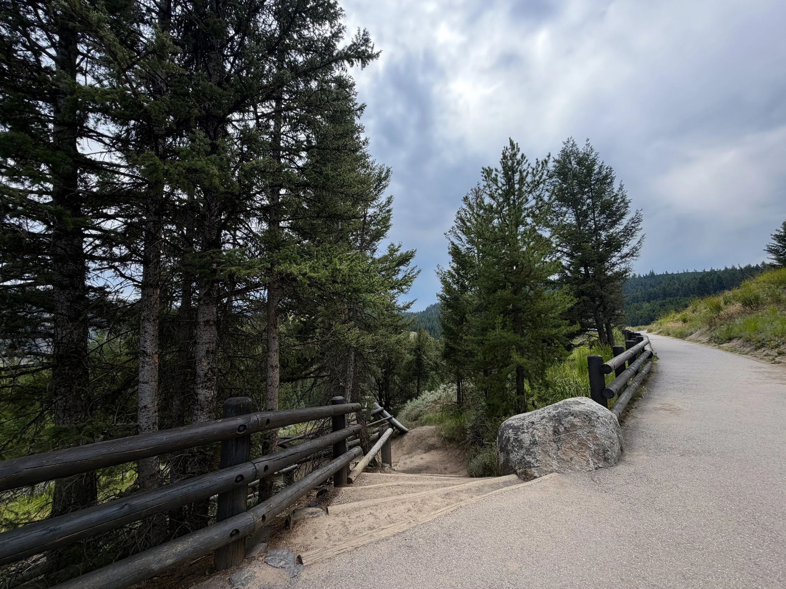 Tower Falls Trail Yellowstone National Park Wyoming