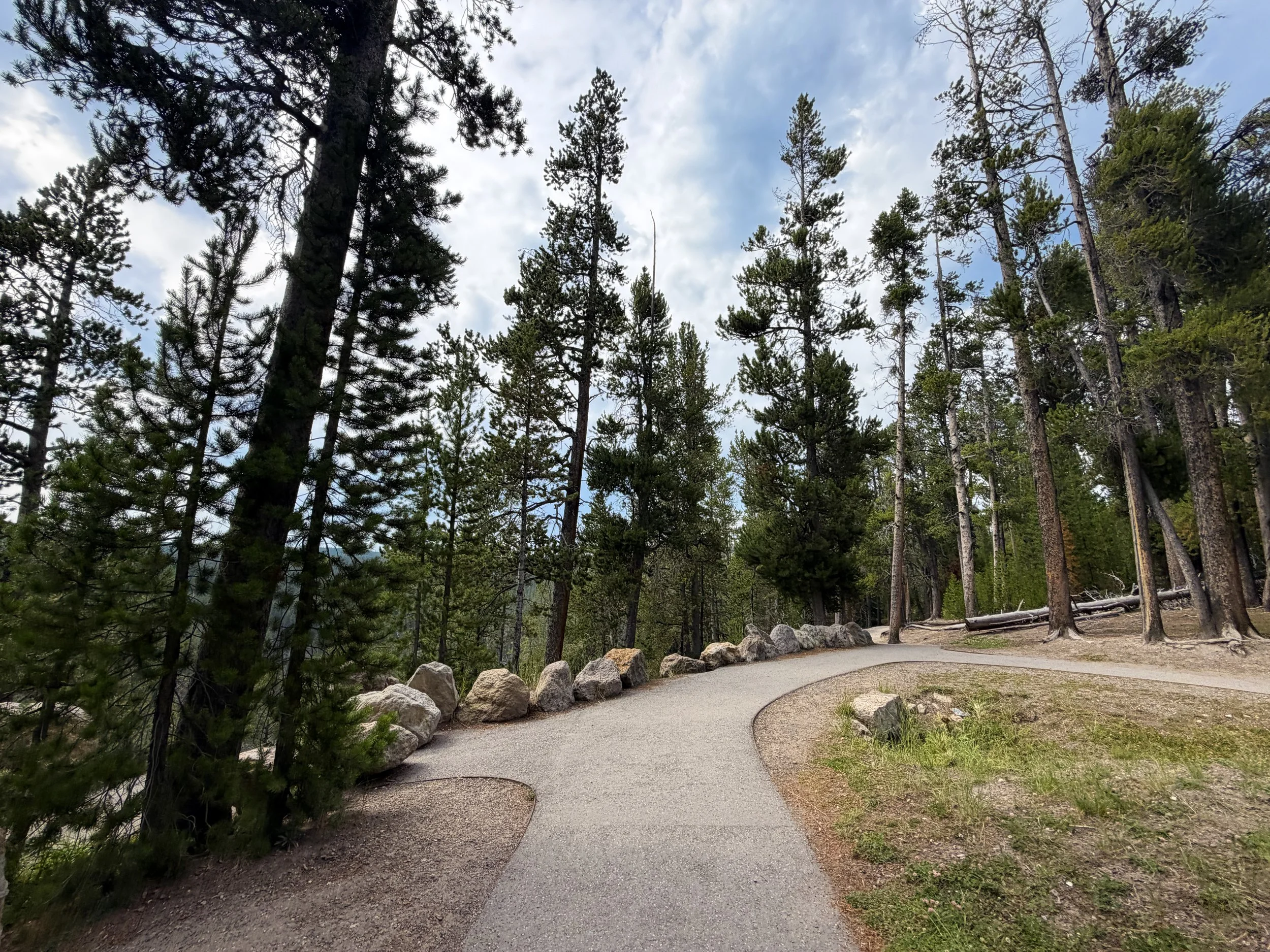 South Rim Trail Yellowstone National Park Wyoming