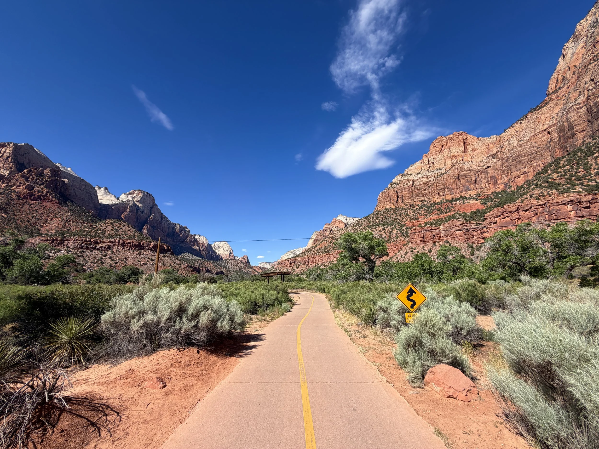 Pa'rus Trail Zion National Park Utah