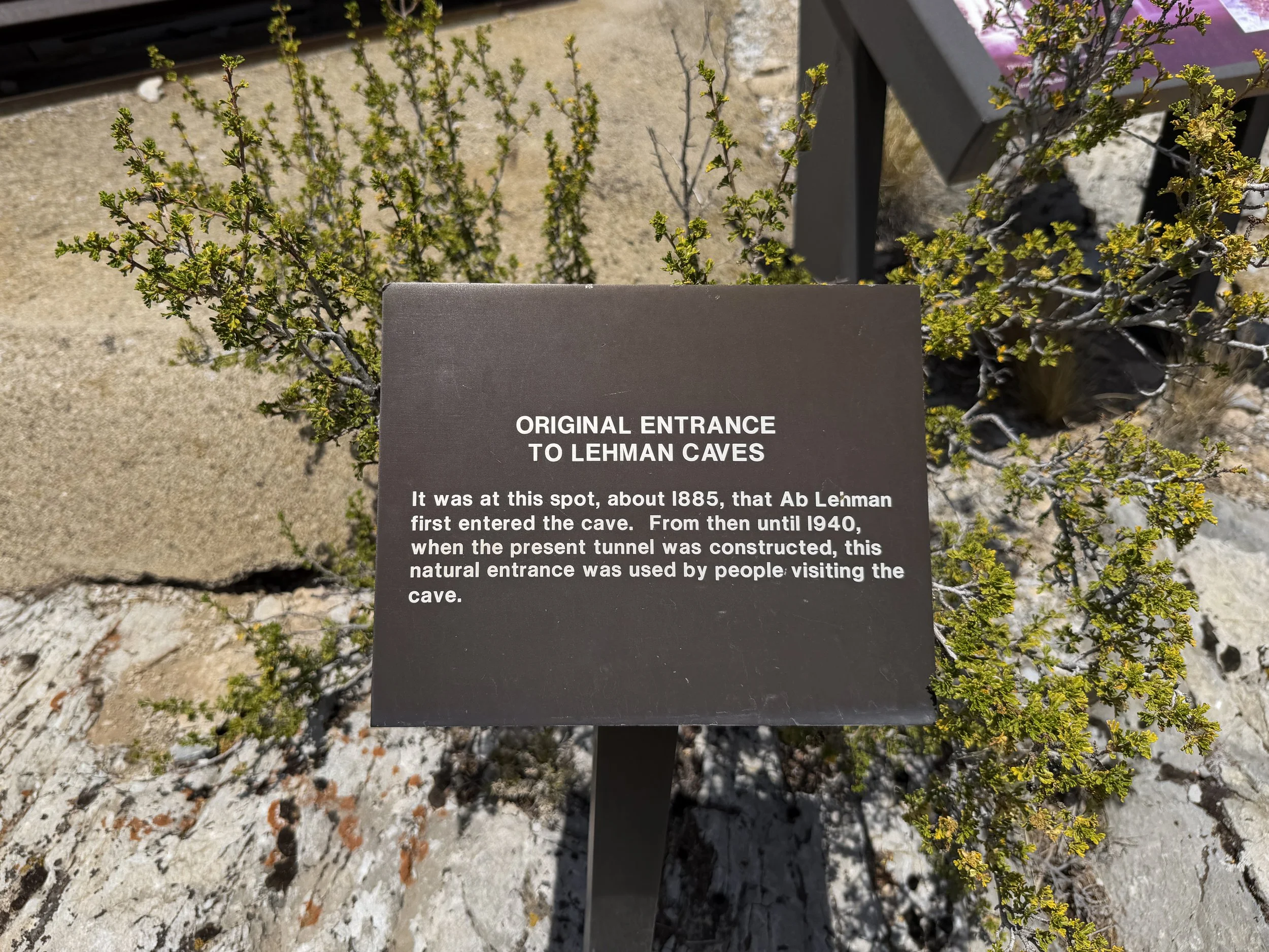 Lehman Caves Natural Entrance Mountain View Nature Trail Great Basin National Park Nevada