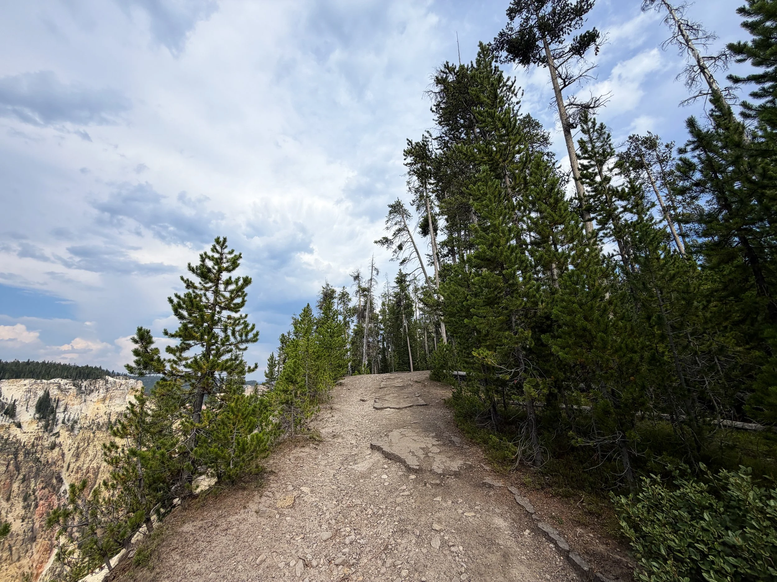South Rim Trail Yellowstone National Park Wyoming