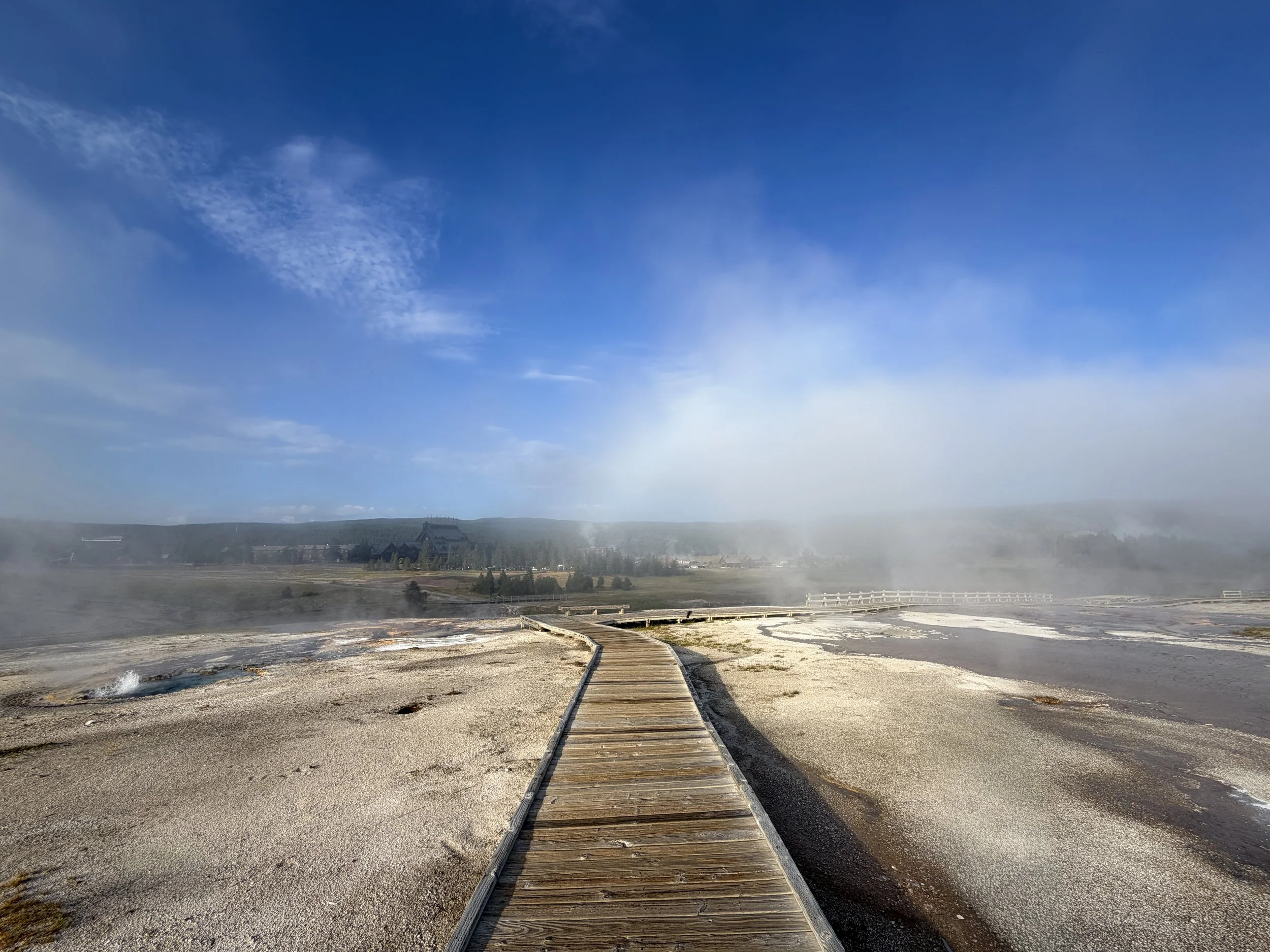 Upper Geyser Hill Loop Trail Yellowstone National Park Wyoming