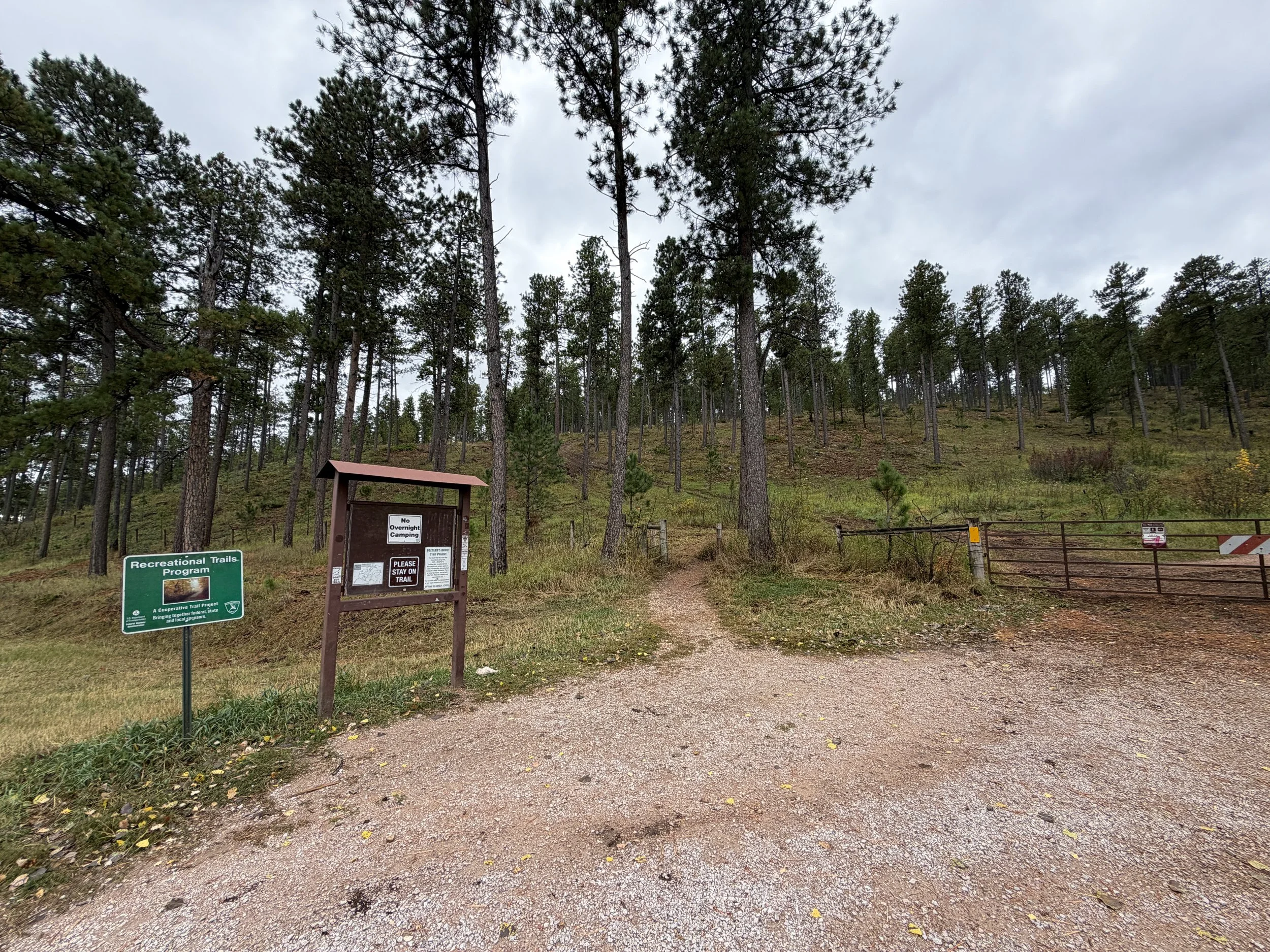 Buzzards Roost Trailhead Black Hills South Dakota