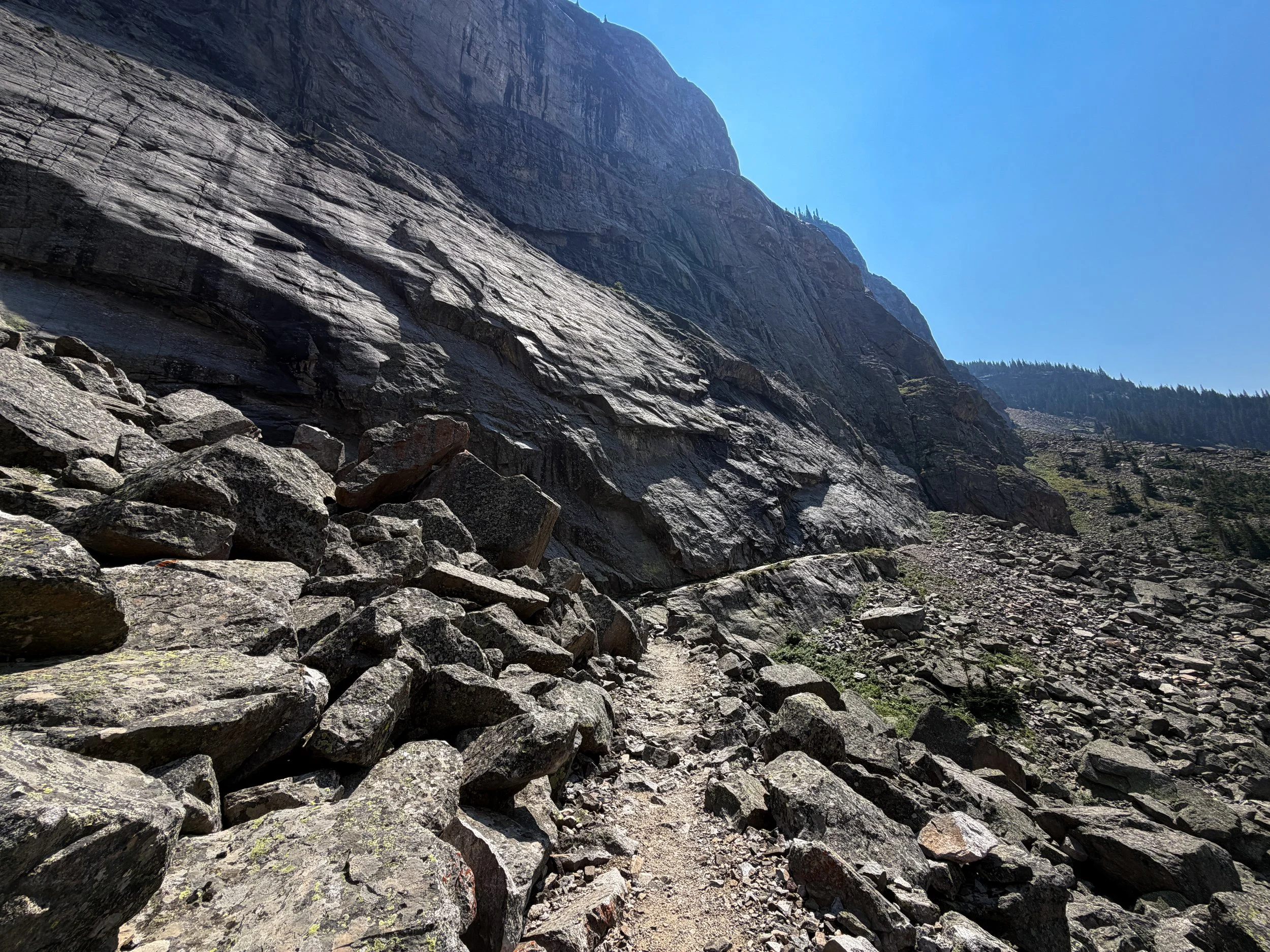 East Rosebud Trail Beaten Path Beartooth Mountains Montana