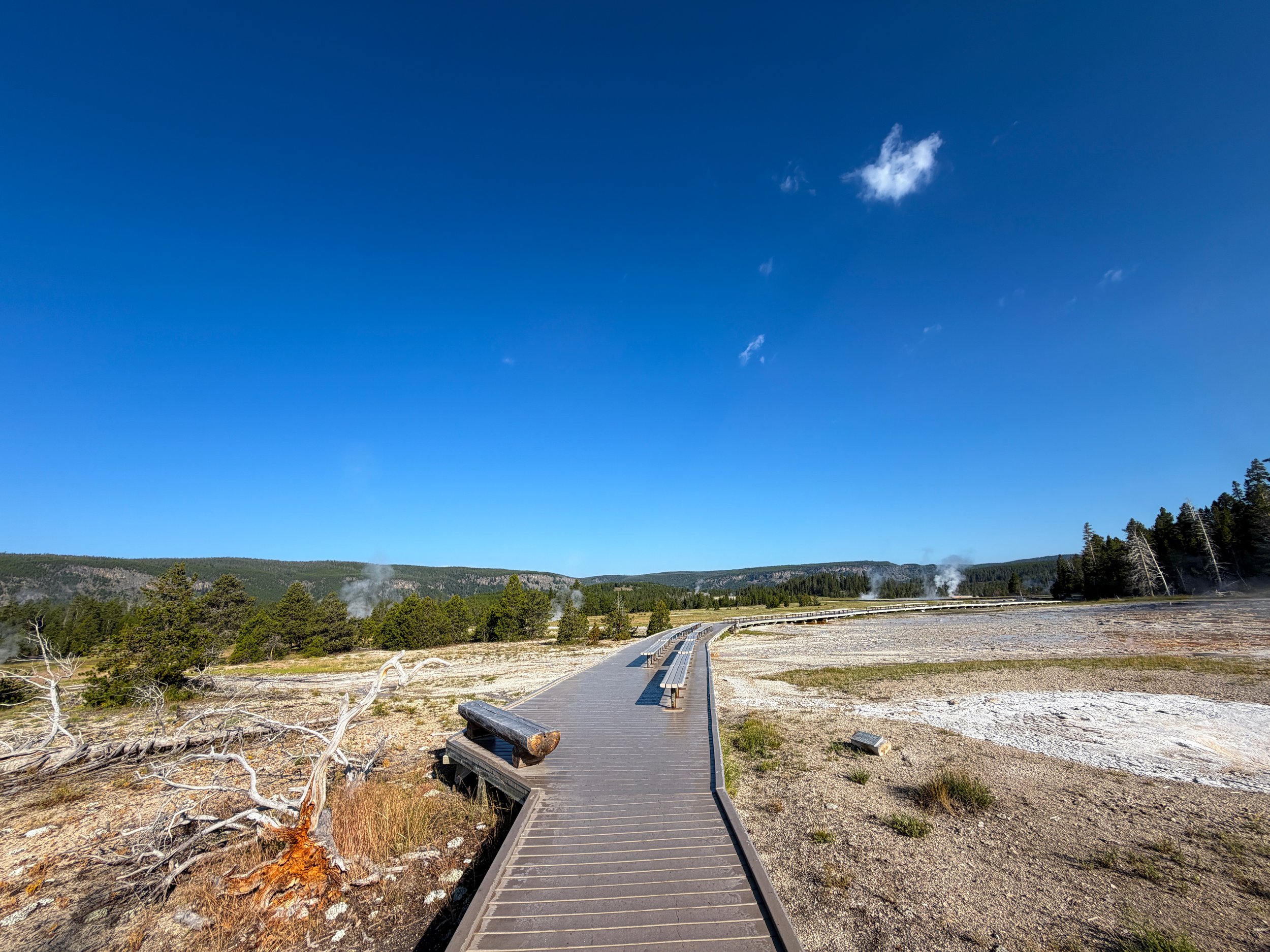 Upper Geyser Basin Loop Trail Yellowstone National Park Wyoming