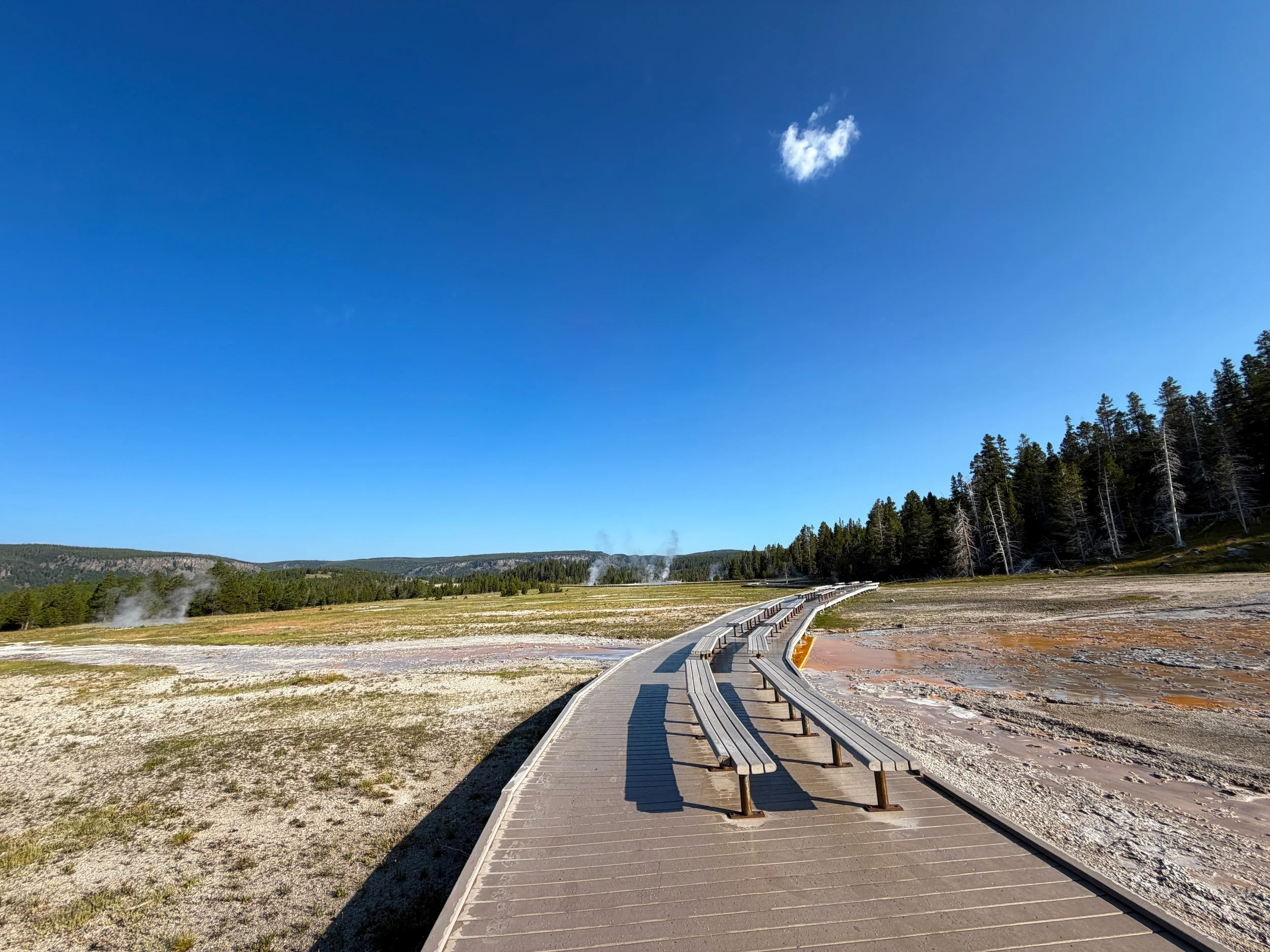 Upper Geyser Basin Loop Trail Yellowstone National Park Wyoming