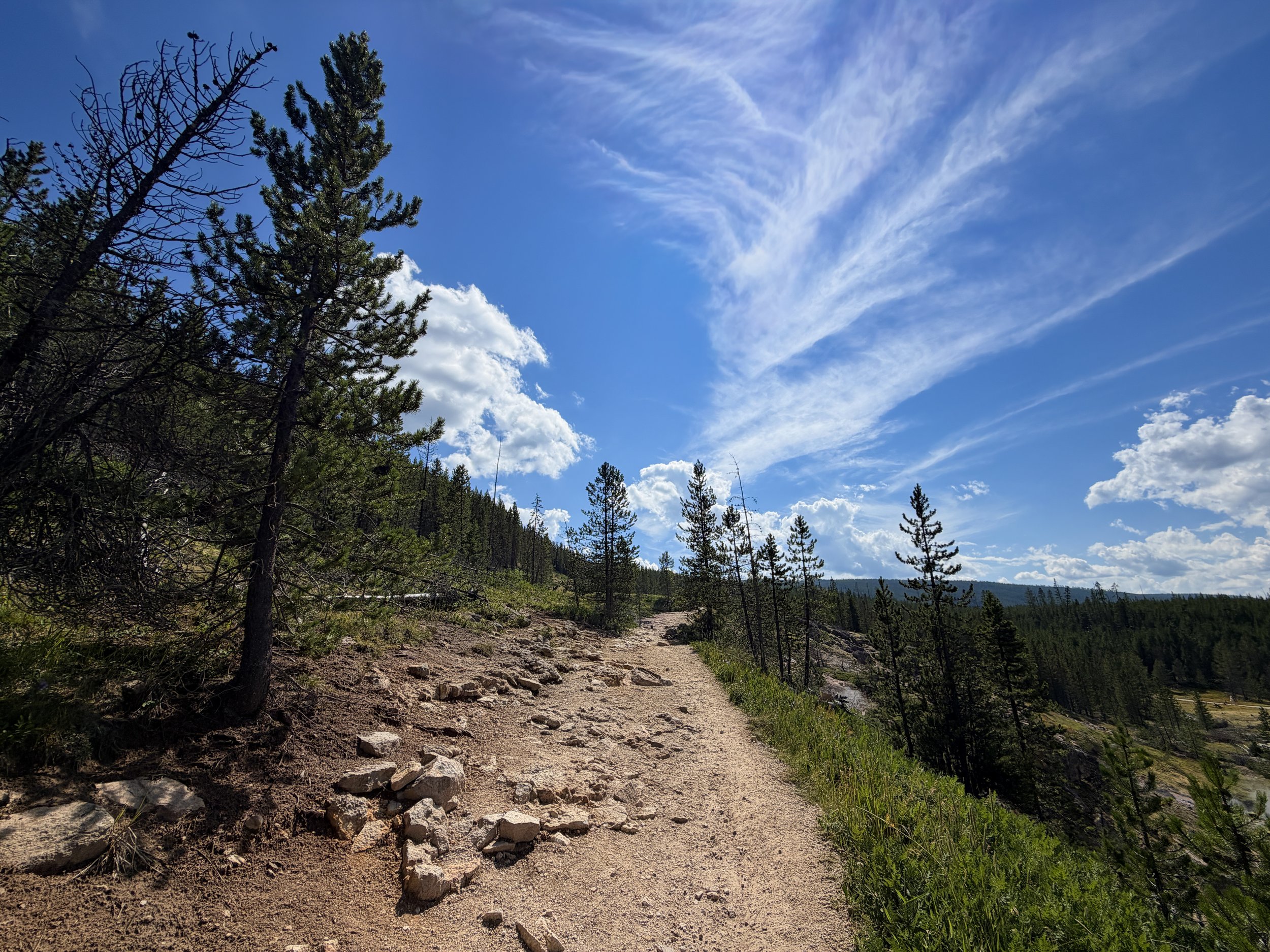 Artists Paintpots Hike Yellowstone National Park Wyoming