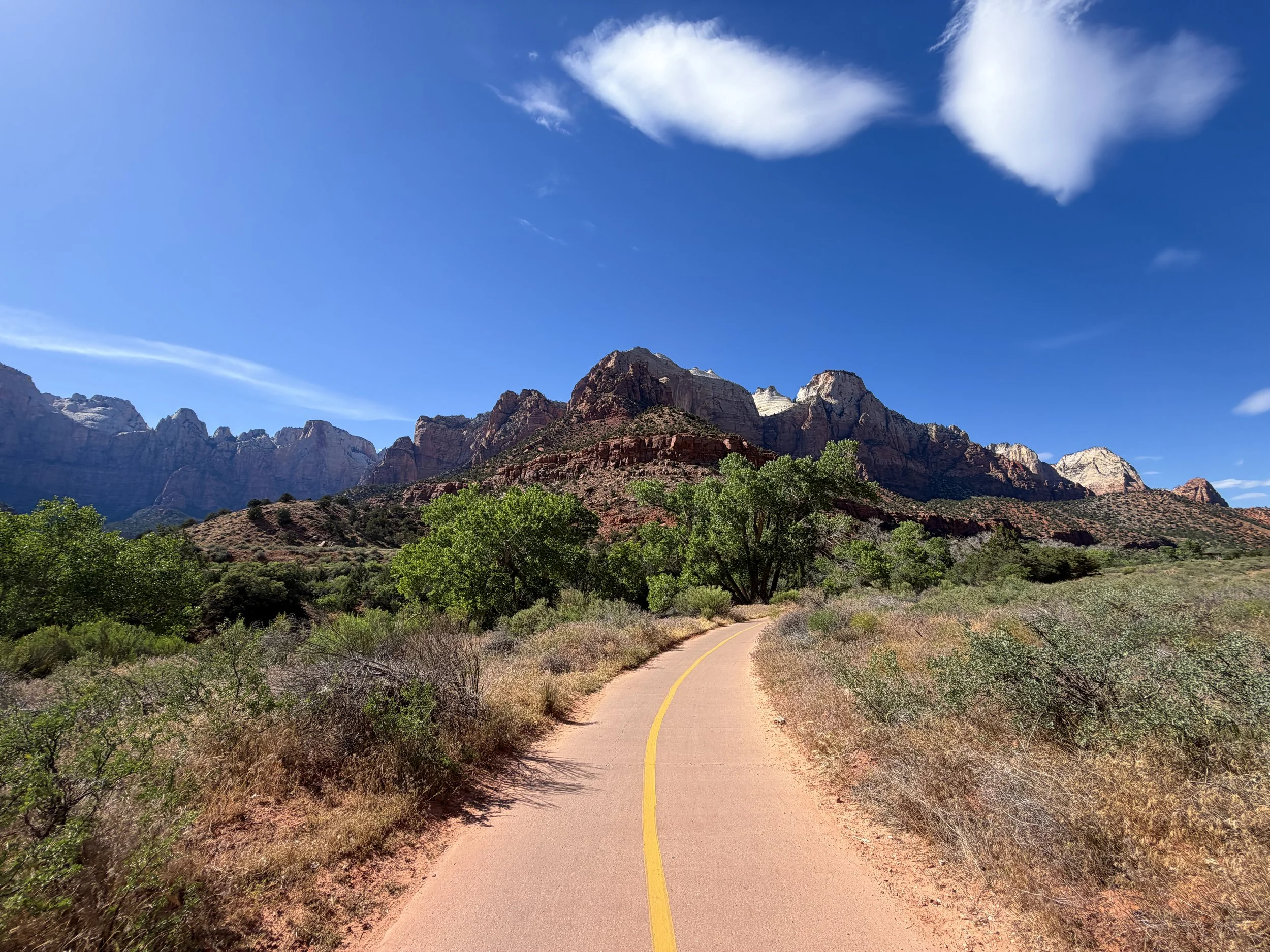 Pa'rus Trail Zion National Park Utah